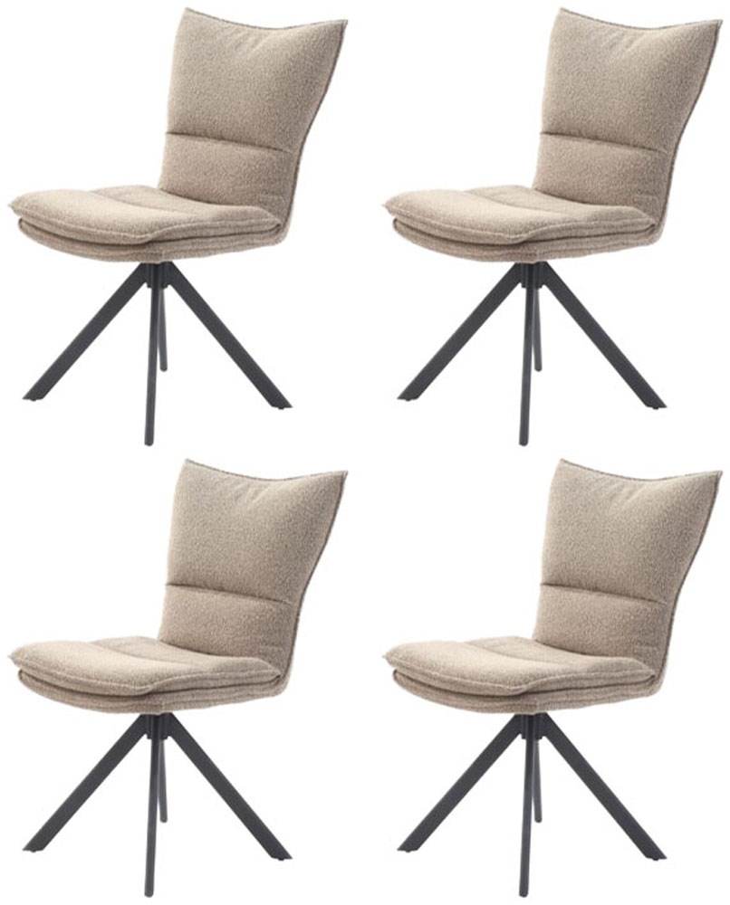 Jockenhöfer Gruppe Drehstuhl "Florina" (Set) 4 Stk.4-Fuss-Stuhl, inklusive günstig online kaufen