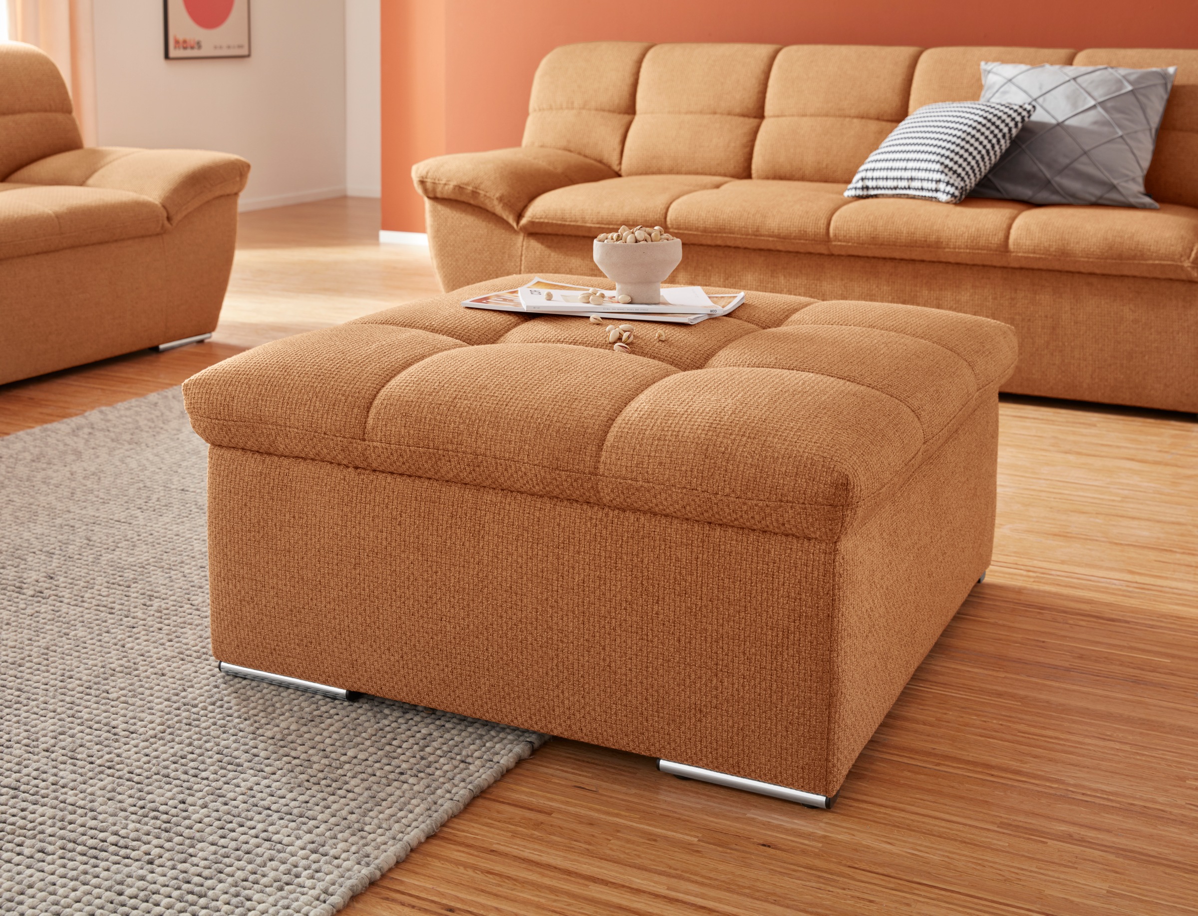 DOMO collection Sitzhocker »Lagoa«, in großer Farbauswahl