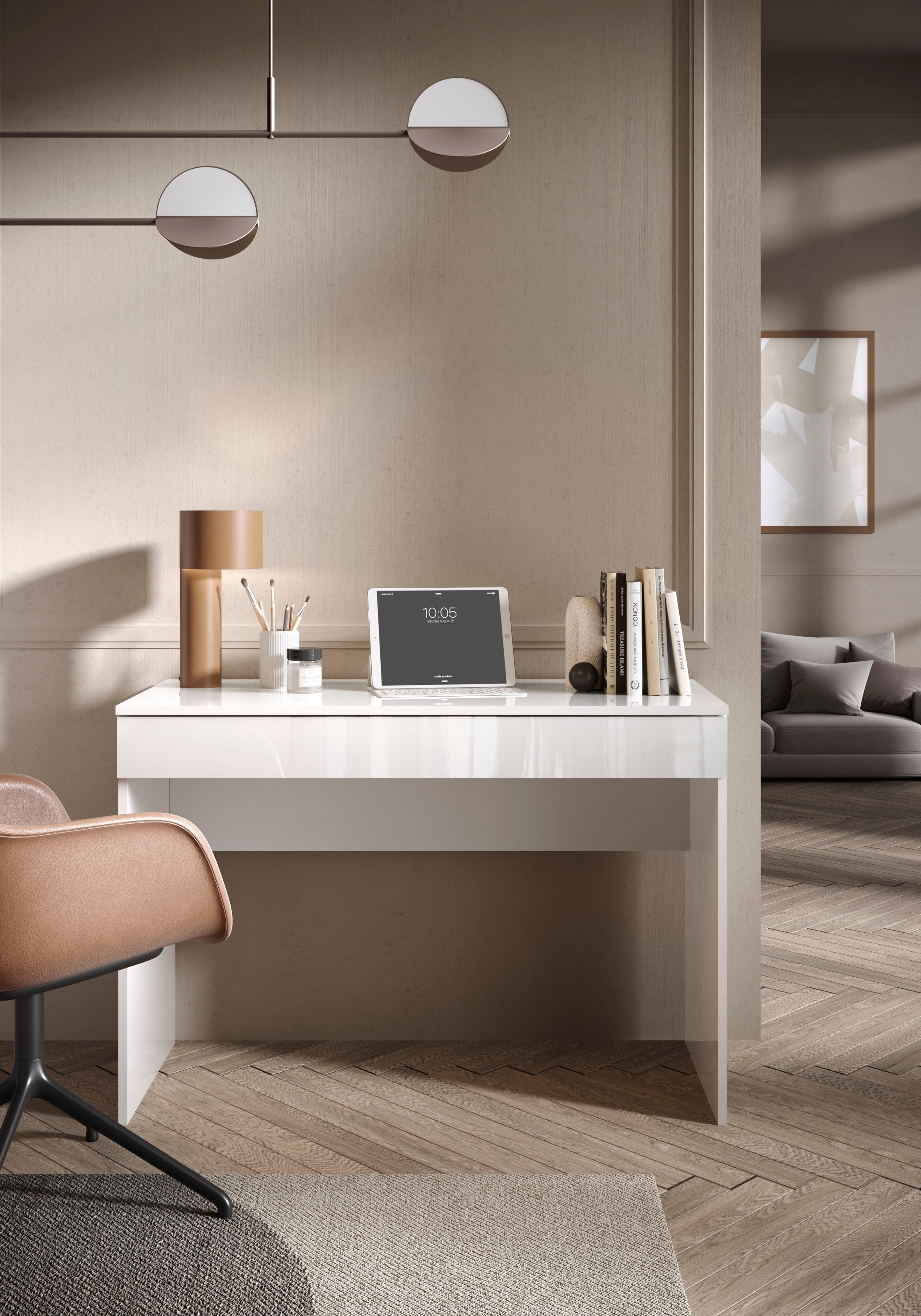 OTTO home Schreibtisch "Basic, Computertisch mit 1 Schublade" Arbeitstisch, günstig online kaufen