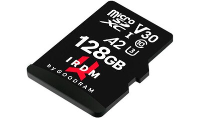 Goodram Speicherkarte »IRDM 128GB microSDXC UHS I U3 A2 + adapter«, (Video Speed Class... kaufen