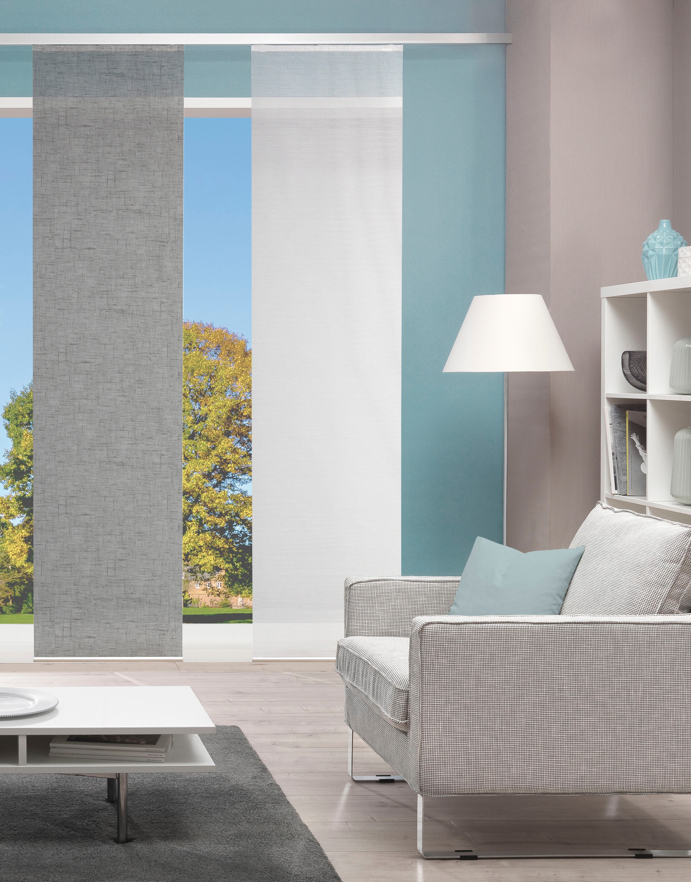 Vision S Schiebegardine "PIVE" Paneelwagen 1 Stk. tlg. Schiebevorhang digit günstig online kaufen