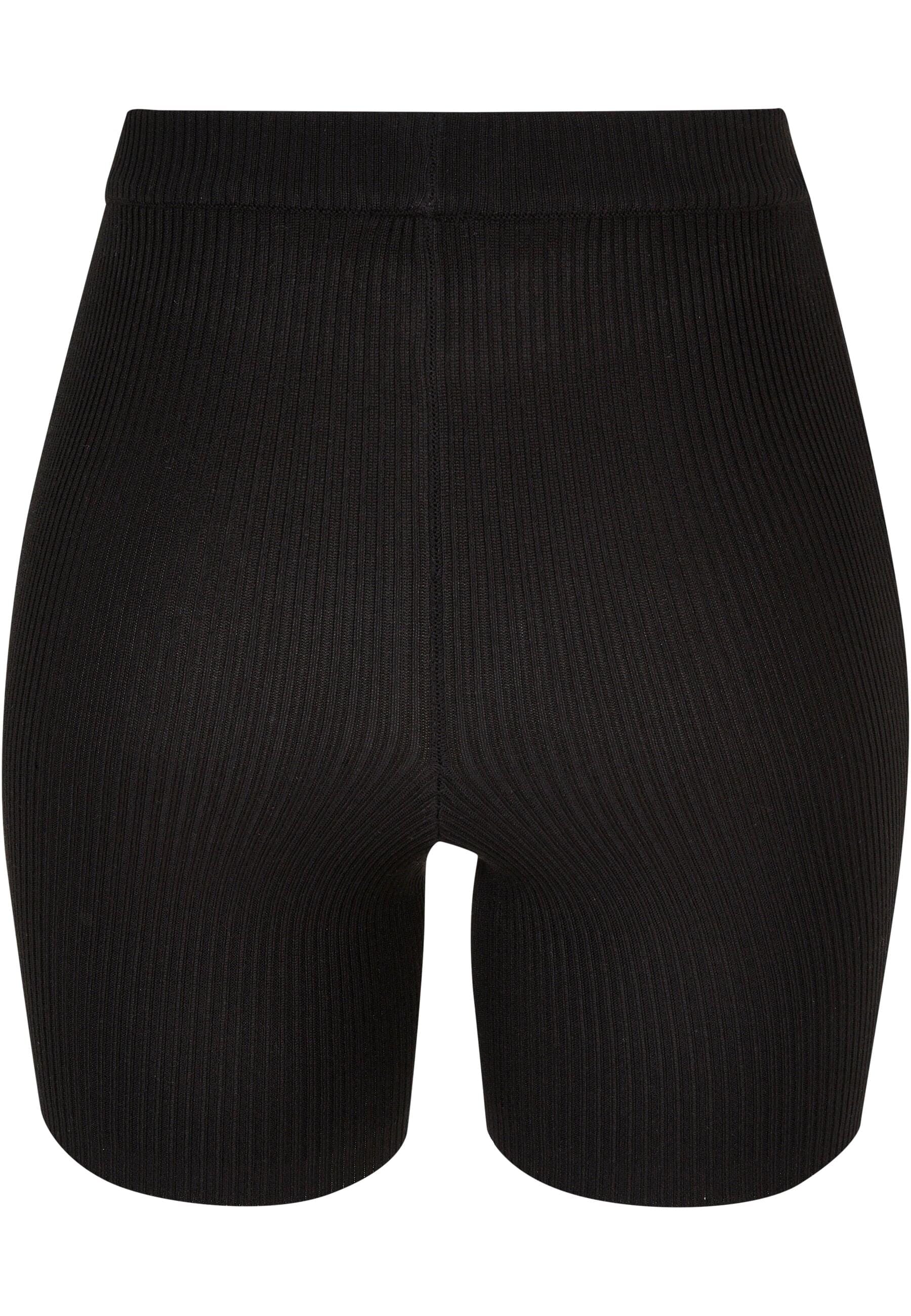 URBAN CLASSICS Radlerhose »Urban Classics Damen Ladies Rib Knit Shorts«, (1 tlg.)
