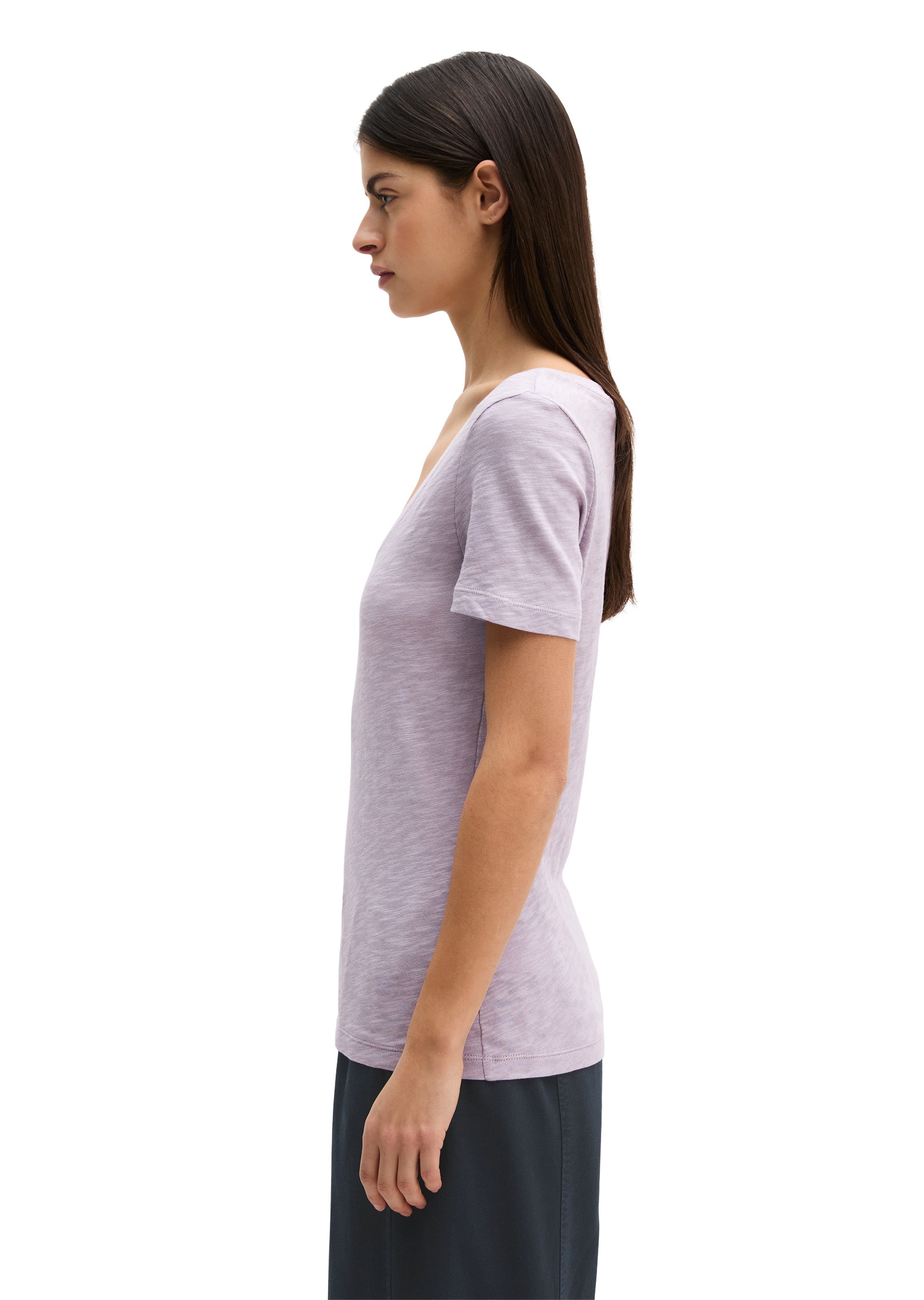 Marc O'Polo Slub Jersey T-Shirt Dusty Lavender S 4