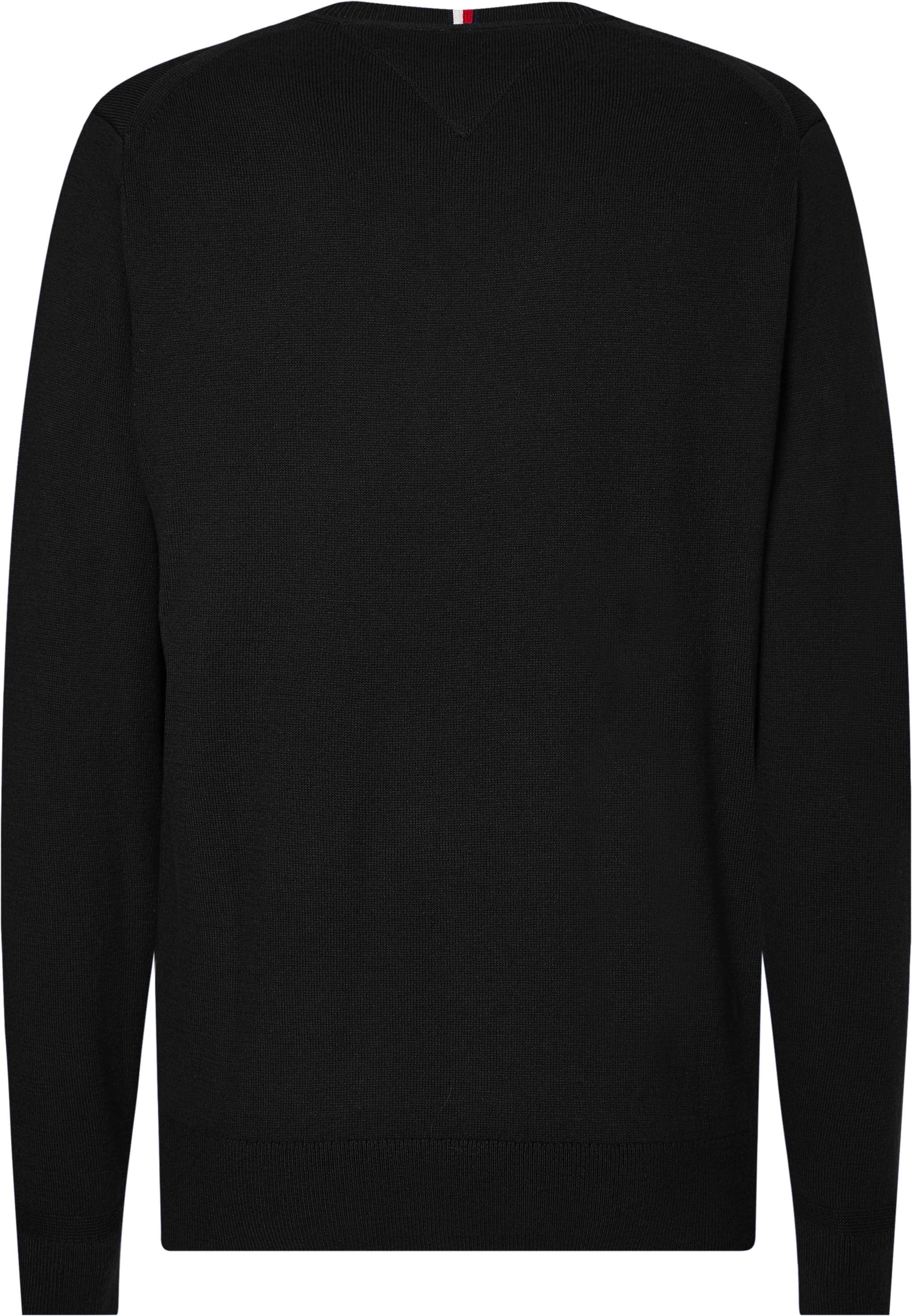 Tommy Hilfiger V-Ausschnitt-Pullover »PIMA ORG CTN CASHMERE V NECK«