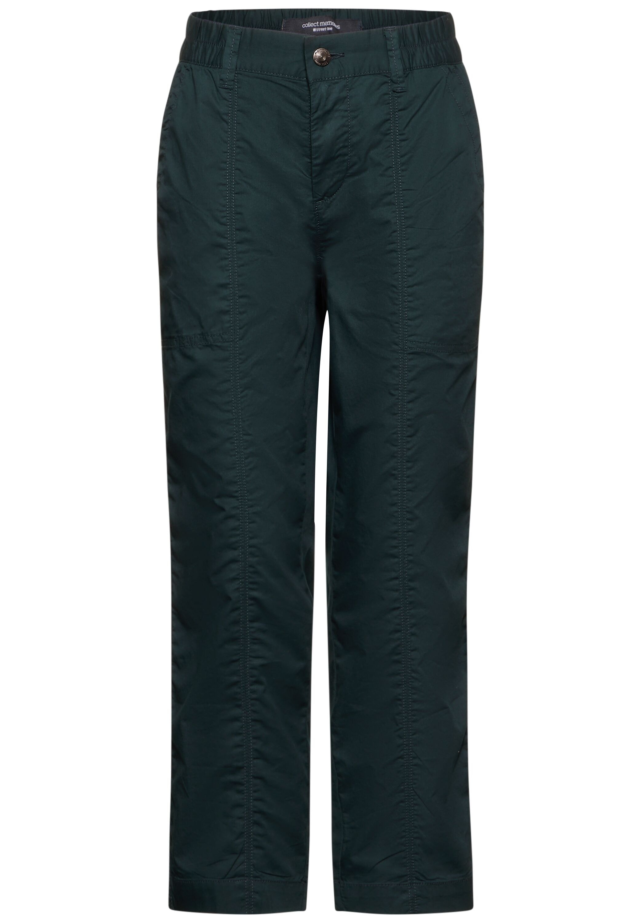 STREET ONE Stoffhose »Style Bonny«, Sommerhose in 3/4 Länge mit Stretch