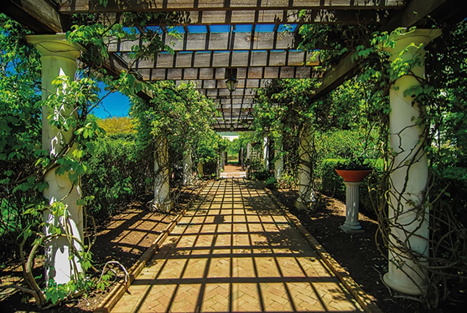 Papermoon Fototapete "Garden Walkway" glatt