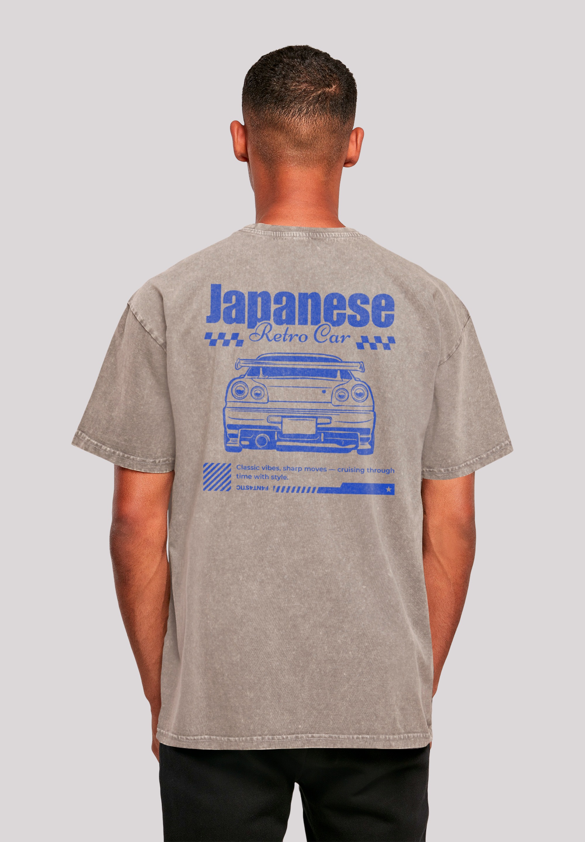 F4NT4STIC T-Shirt »Retro Car Oversize Japanese Streetstyle«, Japan Streetwear Styles