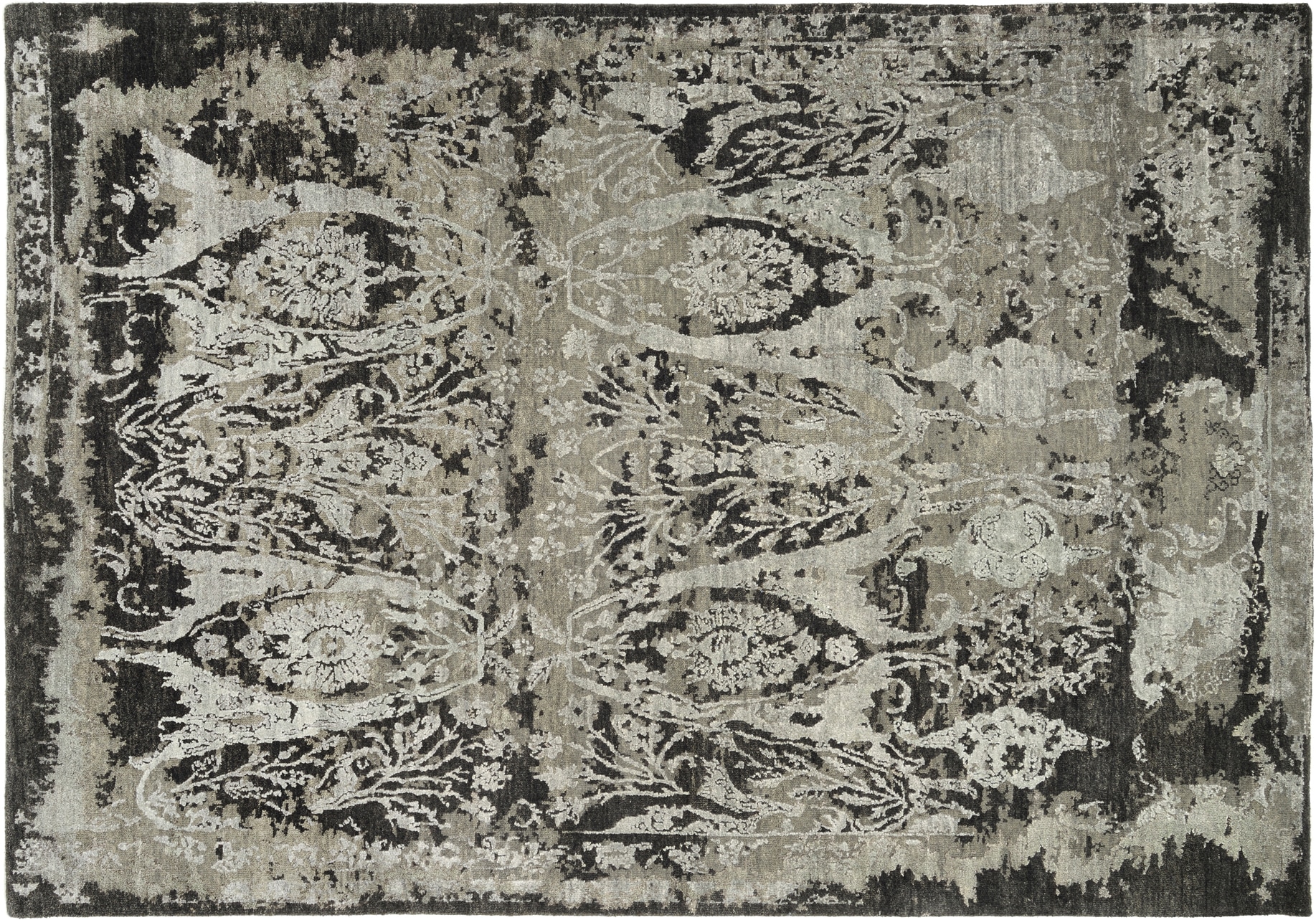 OCI DIE TEPPICHMARKE Teppich »PHENOM HISTORY« rechteckig 10 mm Höhe handgeknüpfter Designer Teppich Naturfaser Kurzflor
