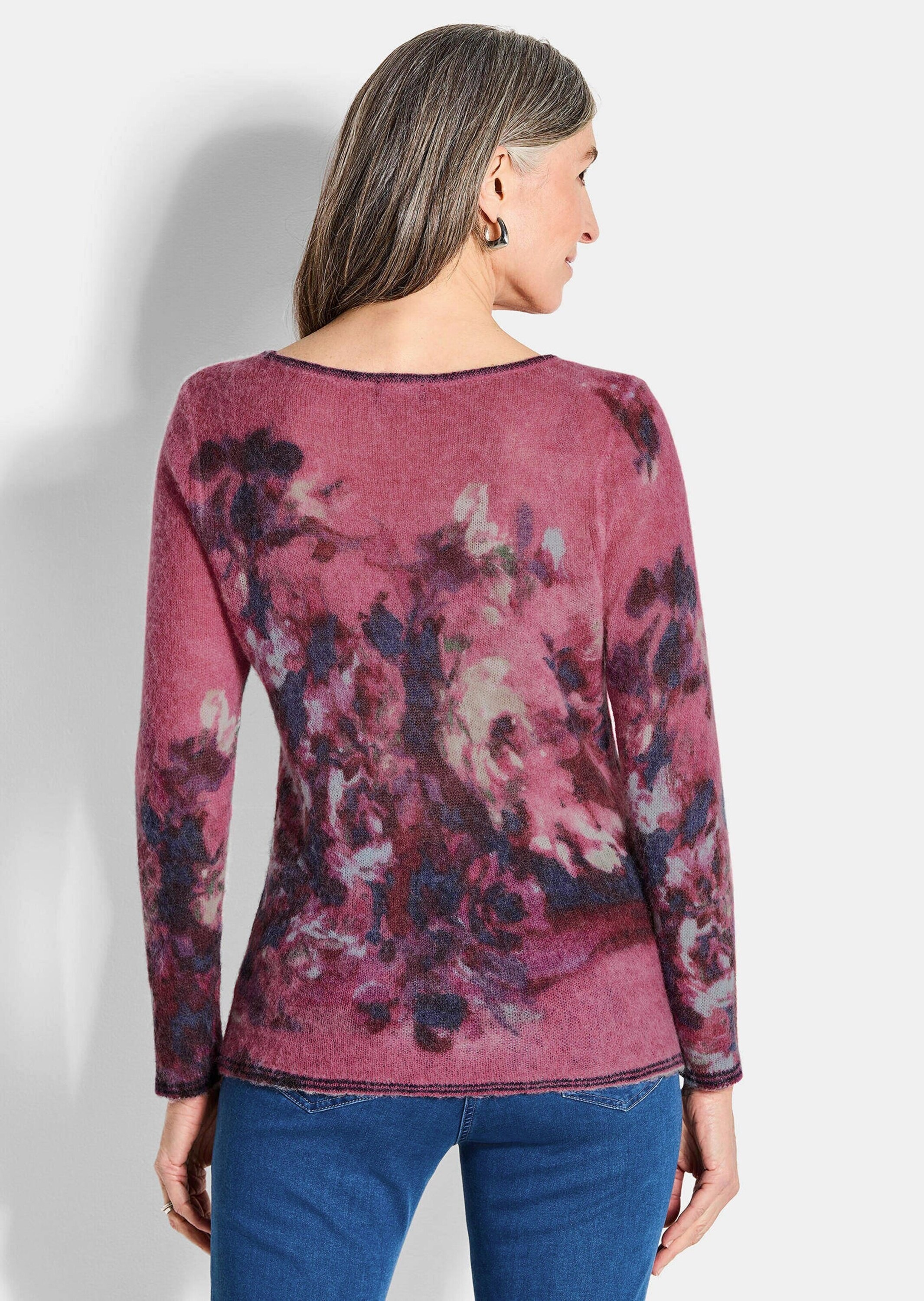 GOLDNER Rundhalspullover »Feinstrick-Pullover mit Alpaka-Wolle«