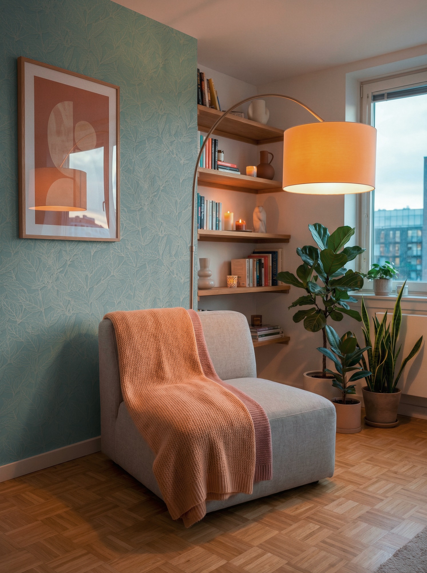 A.S. Création Vliestapete »Trend Spectrum Leaves – Elegantes Blätterdesign Vliestapete« botanisch | floral | leicht glänzend leicht strukturiert Großzügiges Blätterdesign mit matten und leicht glänzenden Details