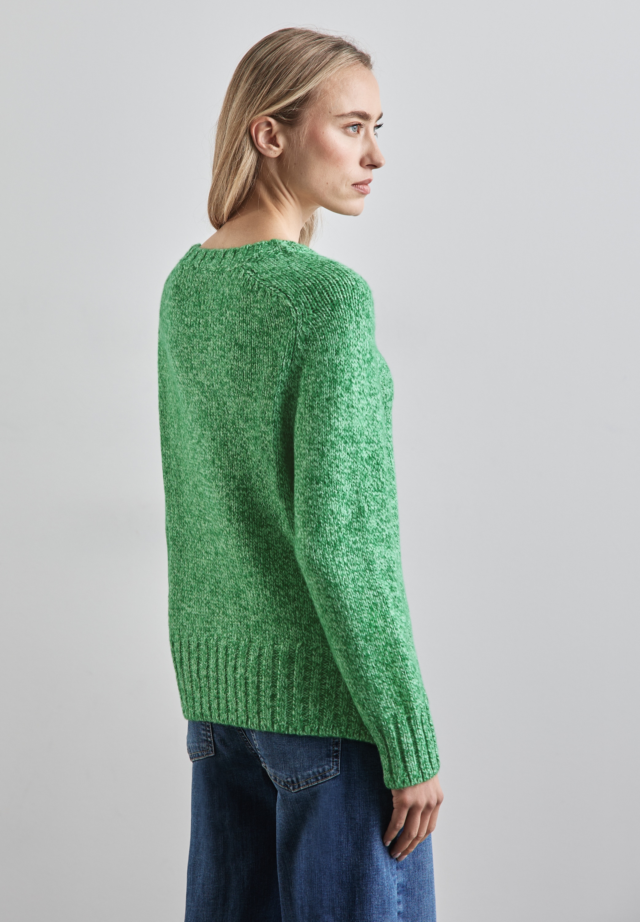 STREET ONE Strickpullover, mit Rundhalsausschnitt
