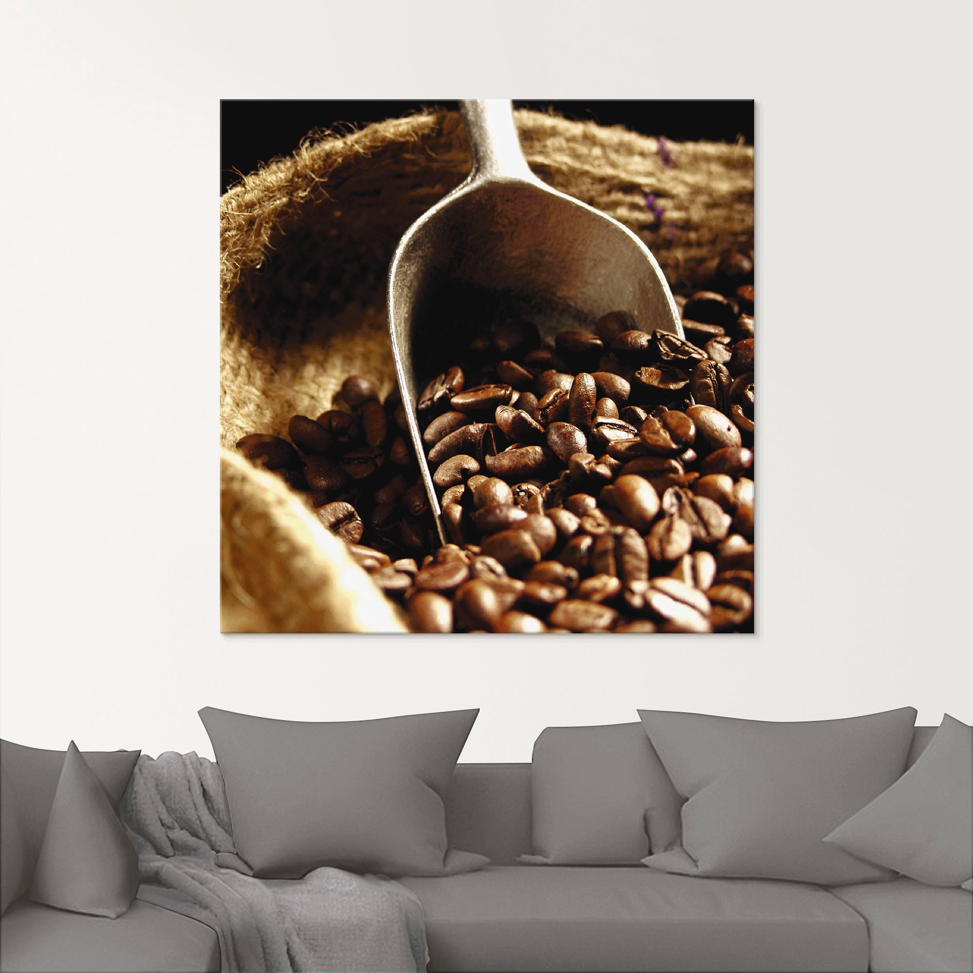 Artland Glasbild "Kaffee", Getränke, (1 St.), in verschiedenen Größen