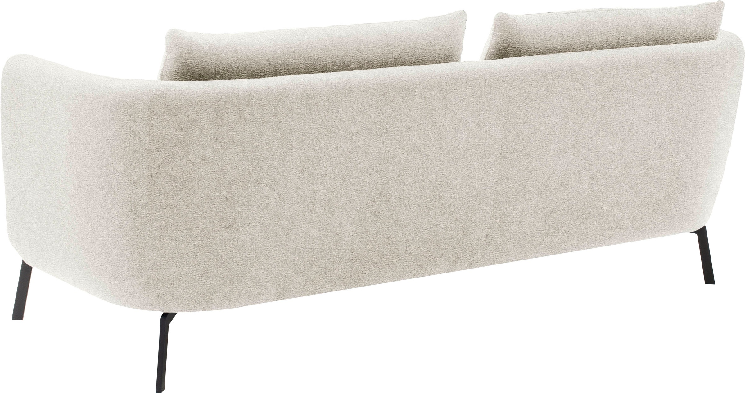 SCHÖNER WOHNEN-Kollektion 3-Sitzer »Pearl - 5 Jahre Hersteller-Garantie, auch in Bouclé«, Maße (B/H/T): 210/71/91 cm, Füße Metall