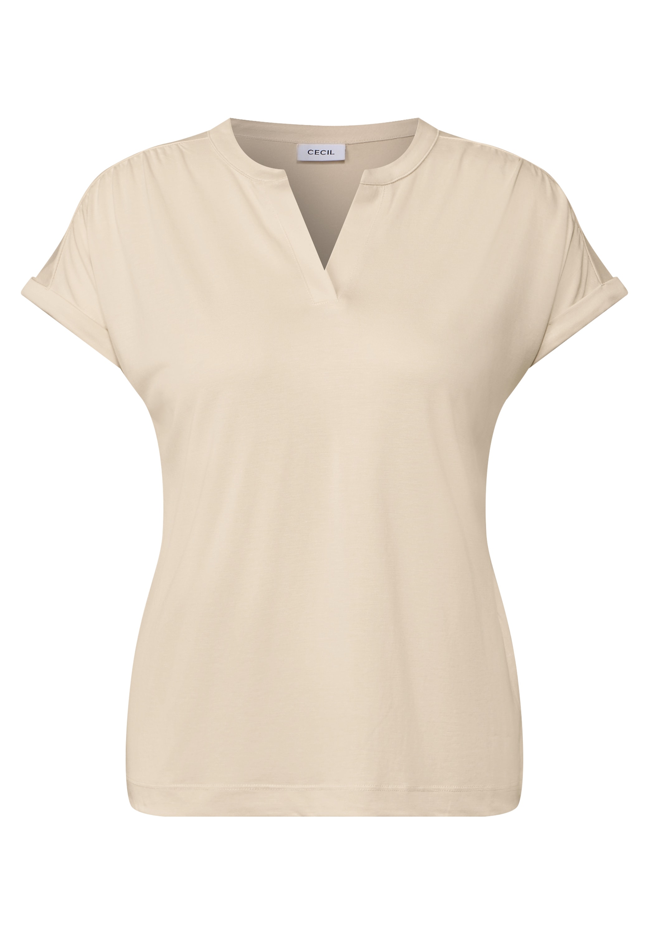 Cecil T-Shirt, aus softem Materialmix