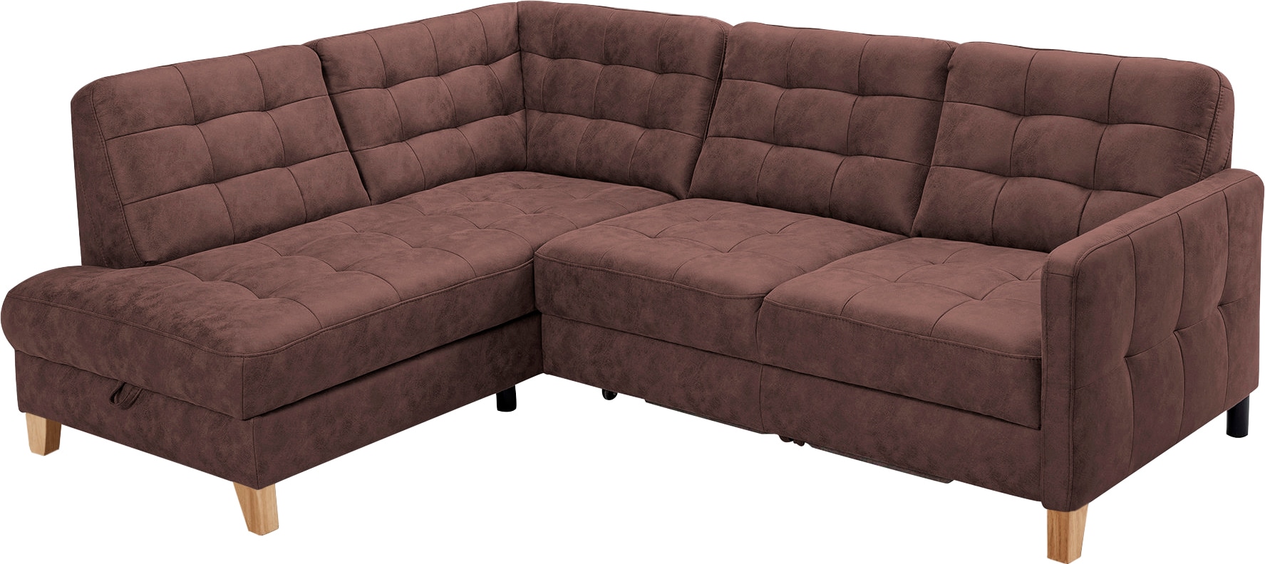 exxpo - sofa fashion Ecksofa "Elio, kompakt & bequem, zeitloses Design, Bre günstig online kaufen