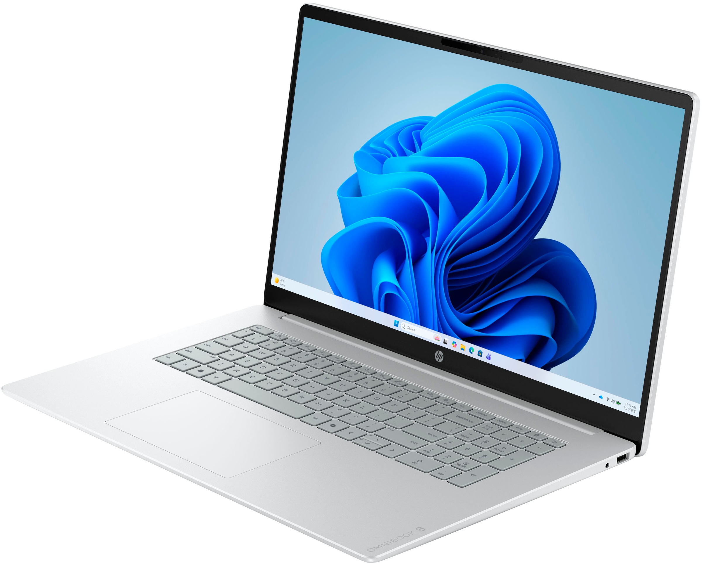 HP Notebook »OmniBook 3 17-dp0256ngx« 43,9 cm / 17,3 ″ AMD Ryzen 5 Radeon™ 610M 512 GB SSD