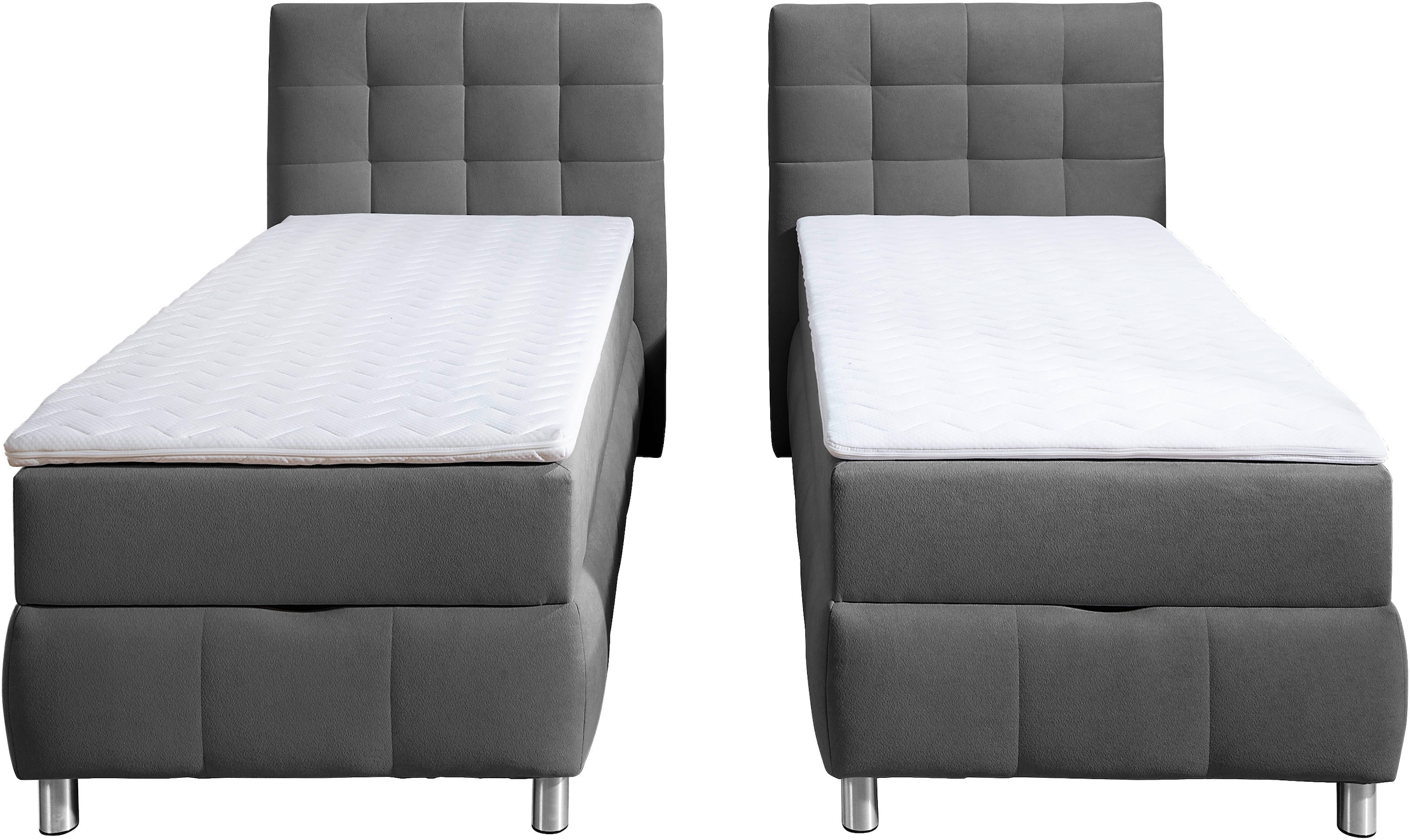 Home affaire Boxbett »Marvao  inkl. Bettkasten und Topper« Boxbett mit Bettkasten, inkl. Topper