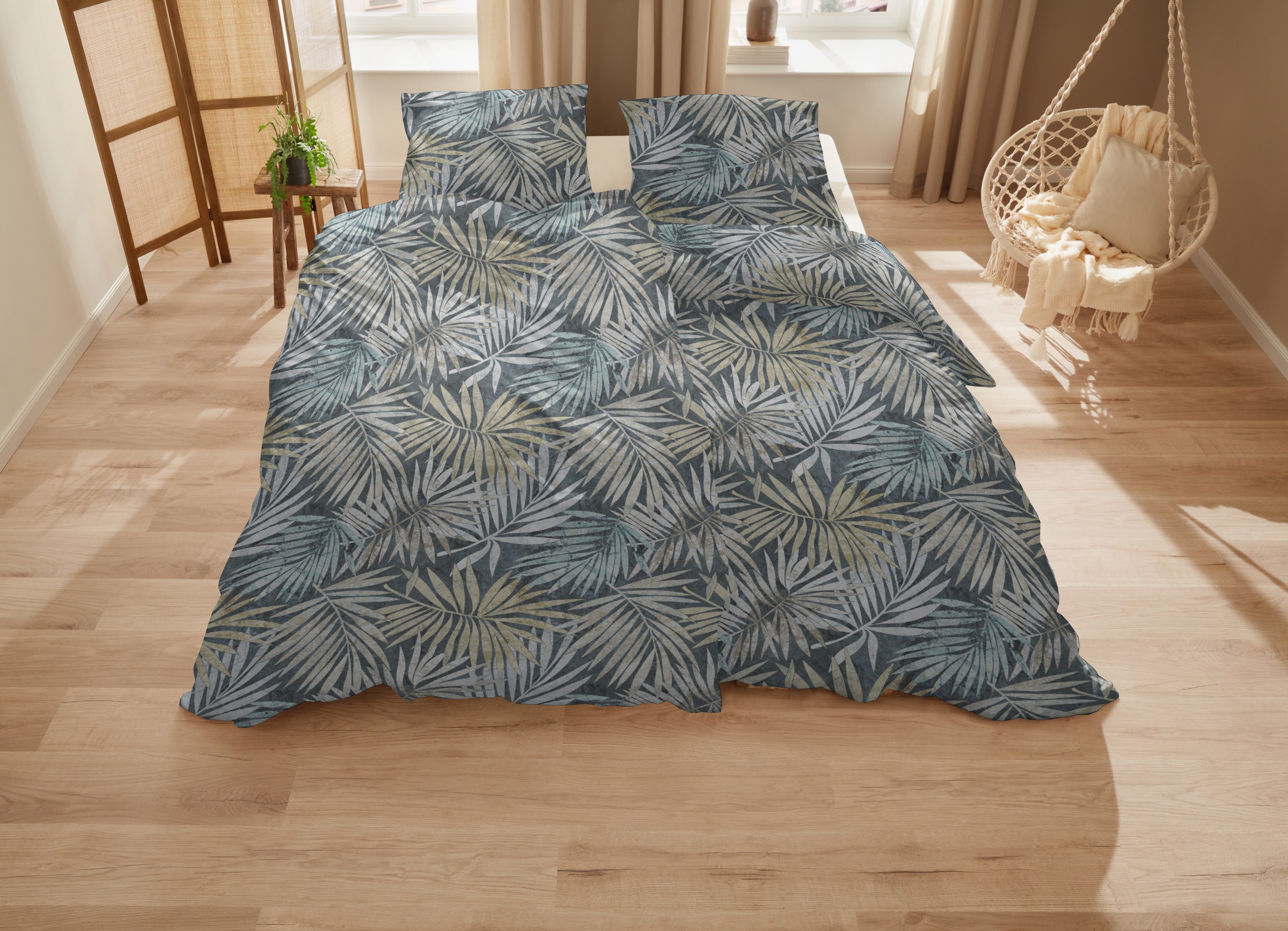 Primera Bettwäsche »Mako-Satin Bettwäsche Boho«, im natürlichen Boho Style