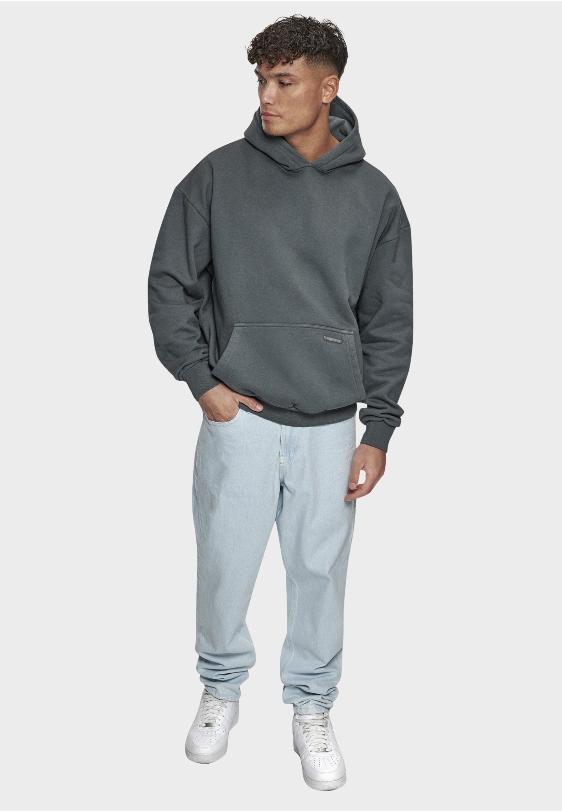 Dropsize Kapuzenpullover »Dropsize Herren Dropsize Bazix Republiq SUPER HEAVY BLANK HOODIE« 1 Stk.