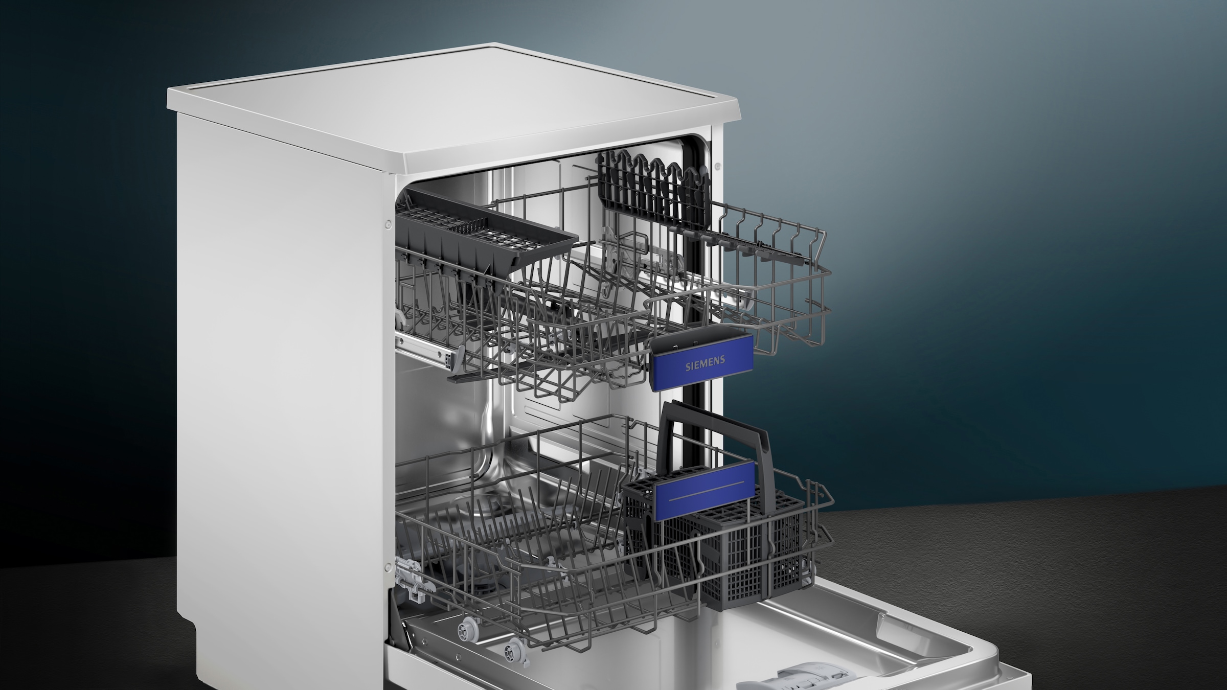 Maßgedecke »SN23HW02KE«, SN23HW02KE, 13 SIEMENS Standgeschirrspüler BAUR | iQ300,