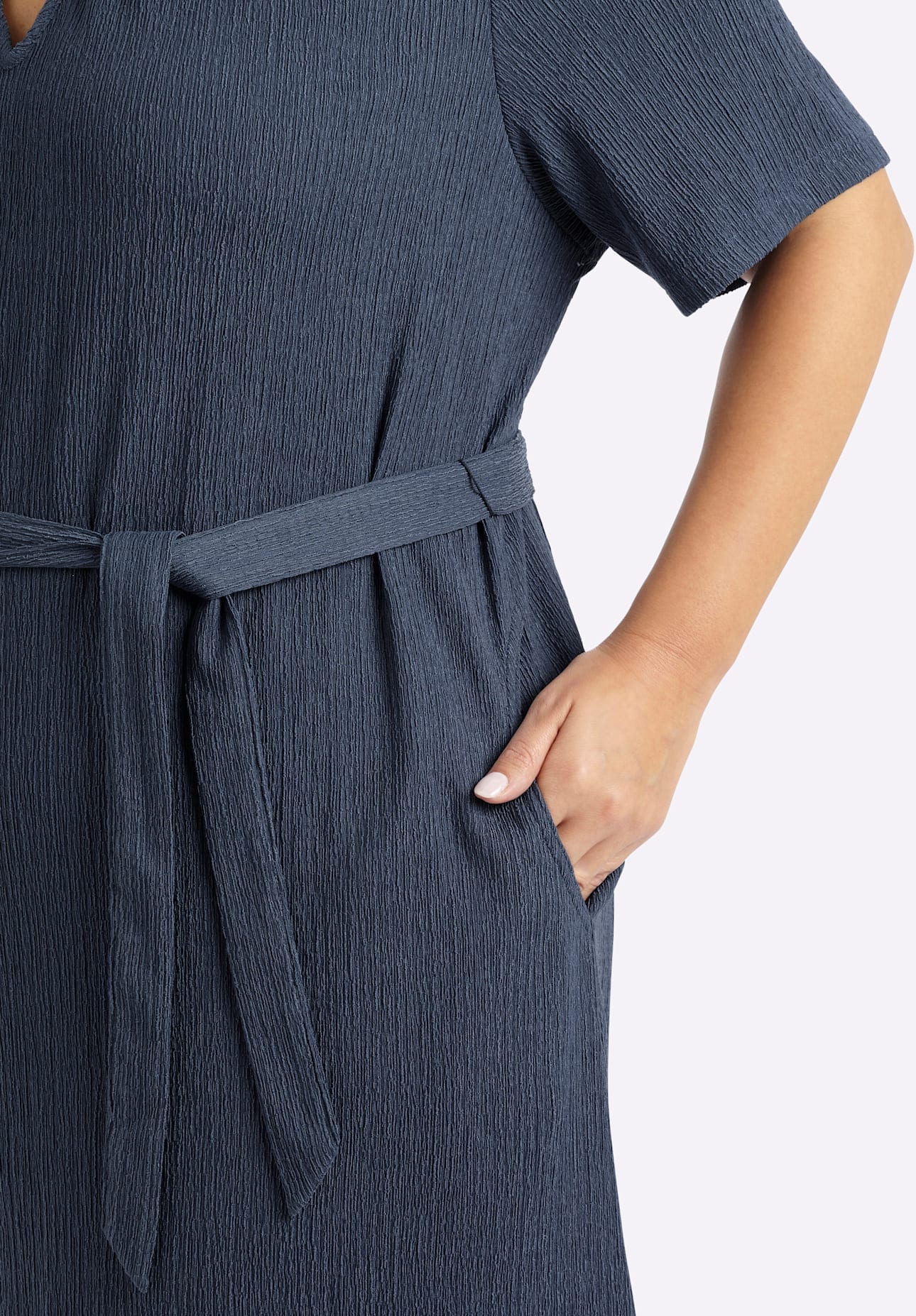 Sheego Sommerkleid »Kleid« Eingrifftaschen