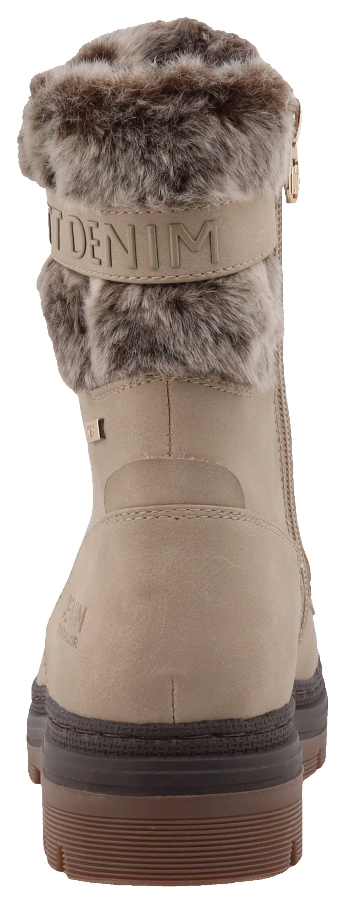TOM TAILOR Winterboots, Winterstiefelette, Schnürboots mit Innenreißverschluss, bequeme Form
