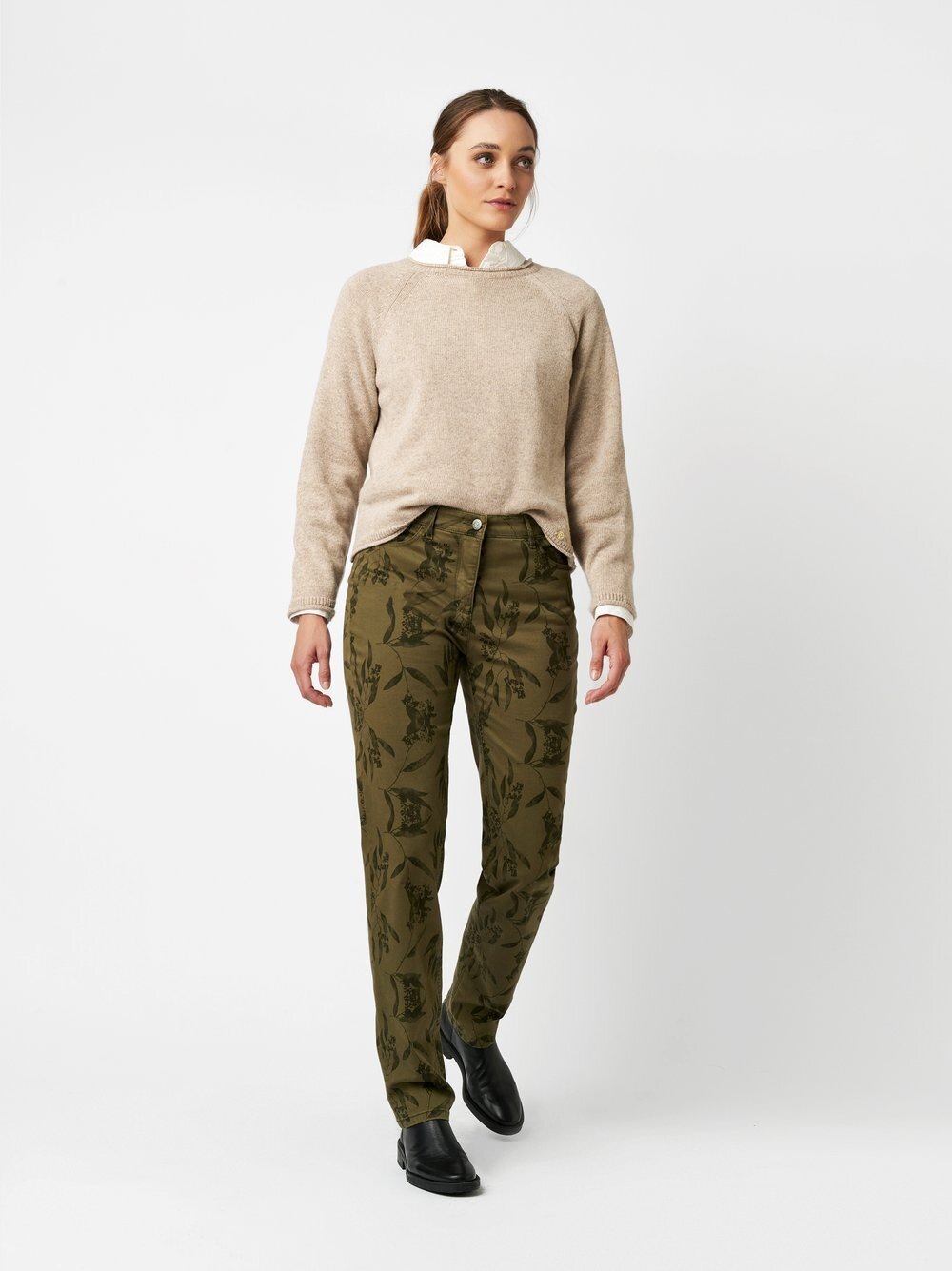 TONI Stretch-Hose »Be Loved«  mit Naturdruck