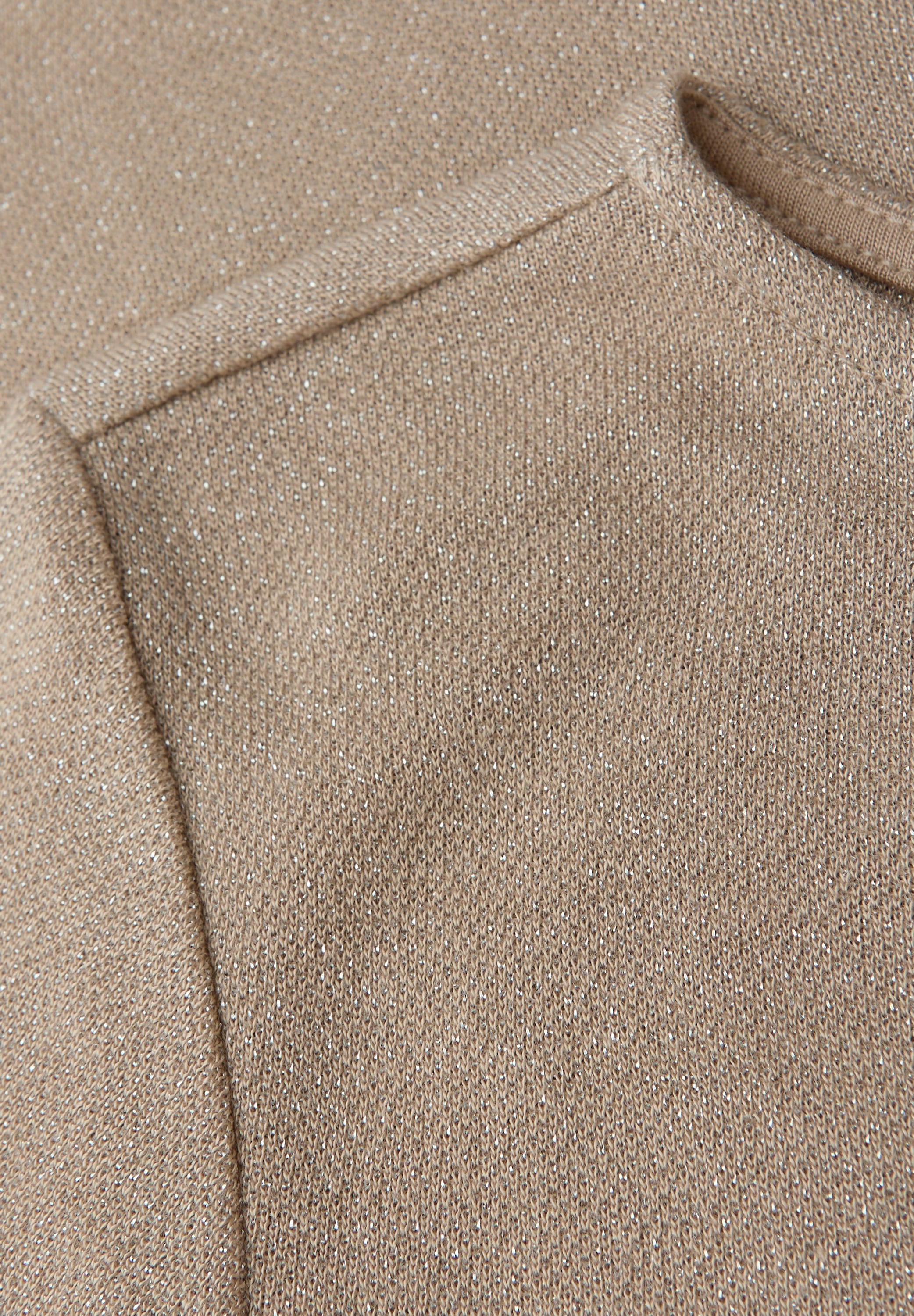 STREET ONE Langarmshirt aus softem Materialmix