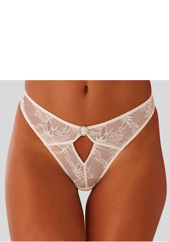 LASCANA High-Waist-String iš dezent permatomas...