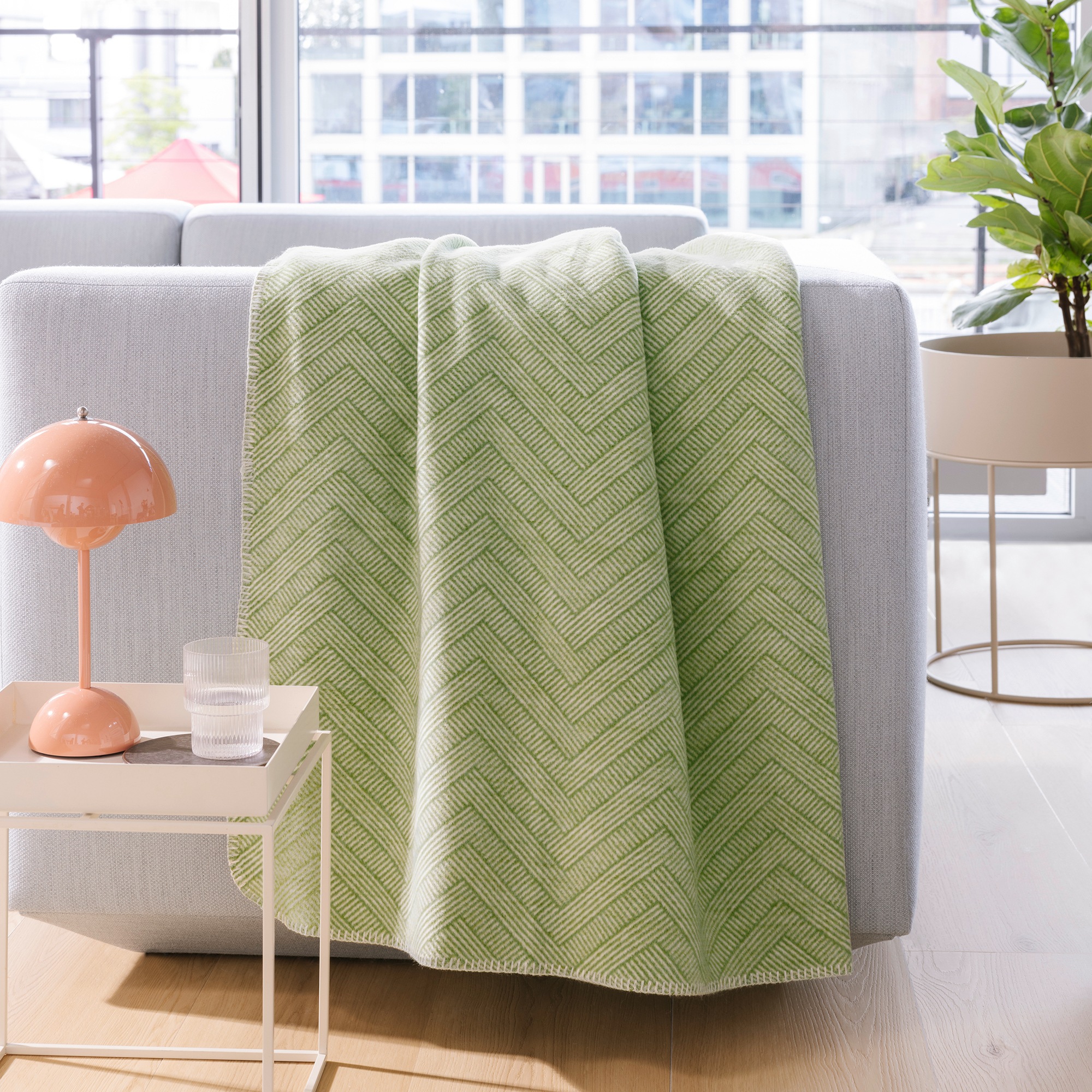 IBENA Wohndecke »Wohndecke Nazca«, Im Zick-Zack Design