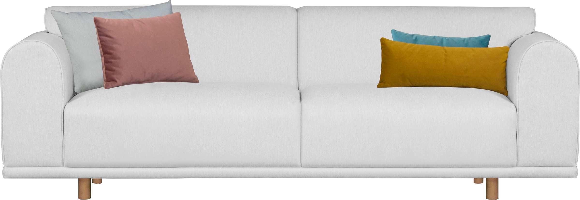 OTTO home 3-Sitzer "Maroon" in skandinavischem Design, mit losen Kissen günstig online kaufen