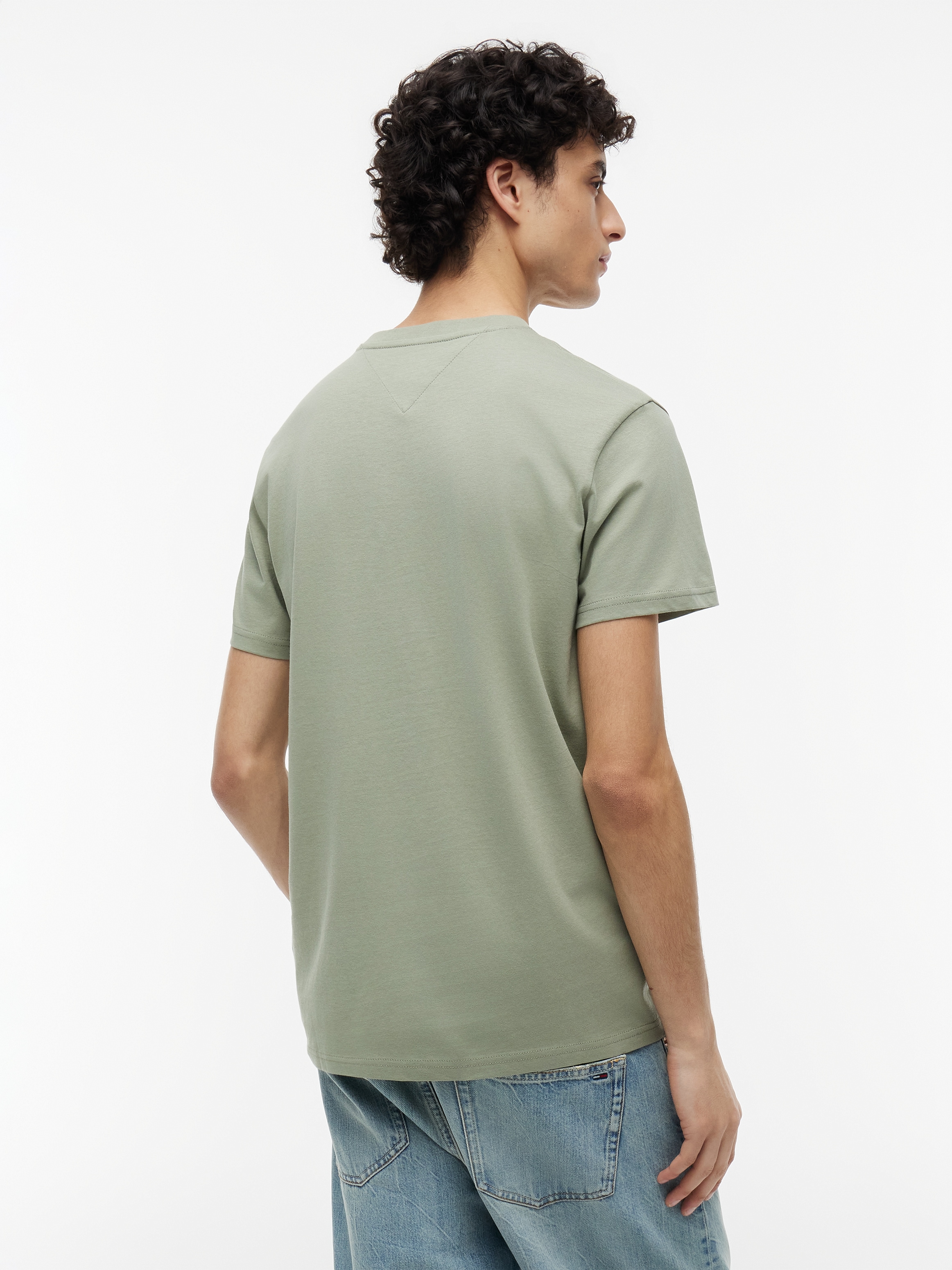 Tommy Jeans T-Shirt »TJM SLIM LINEAR CHEST TEE EXT« Mit Rundhalsausschnitt