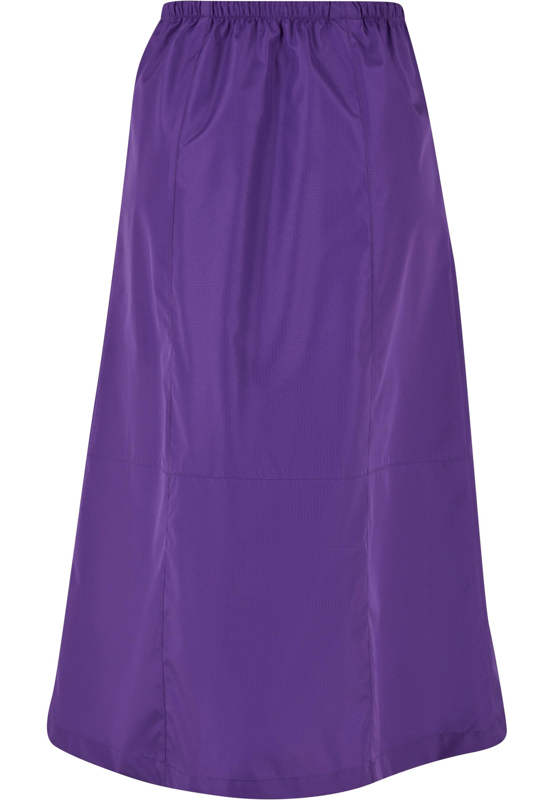 URBAN CLASSICS Sommerrock »Urban Classics Damen Ladies Ripstop Parachute Midi Skirt«, (1 tlg.)