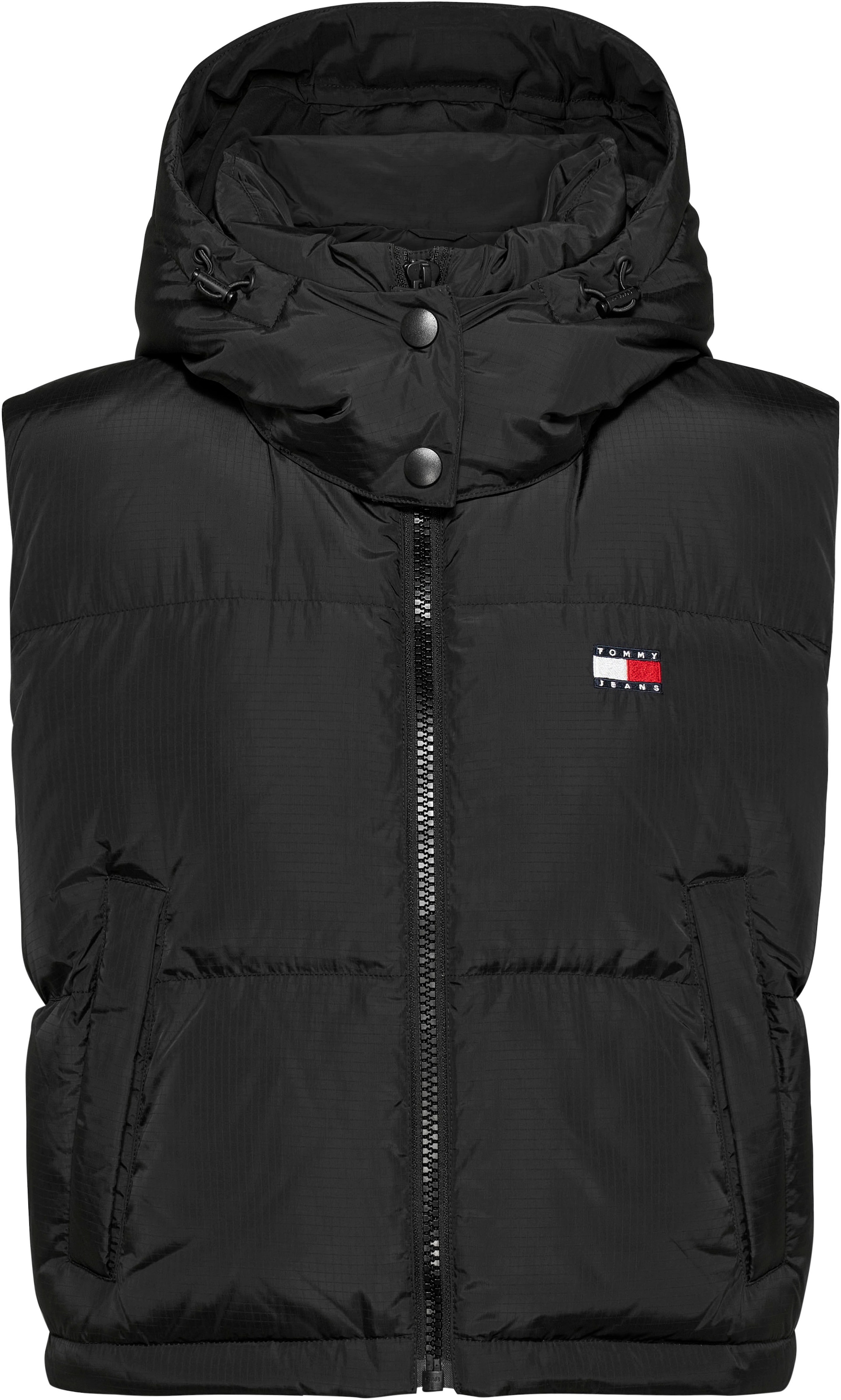 Tommy Jeans Steppweste »TJW CRP ALASKA PUFFER VEST«, in modischer Cropped Form, Puffer