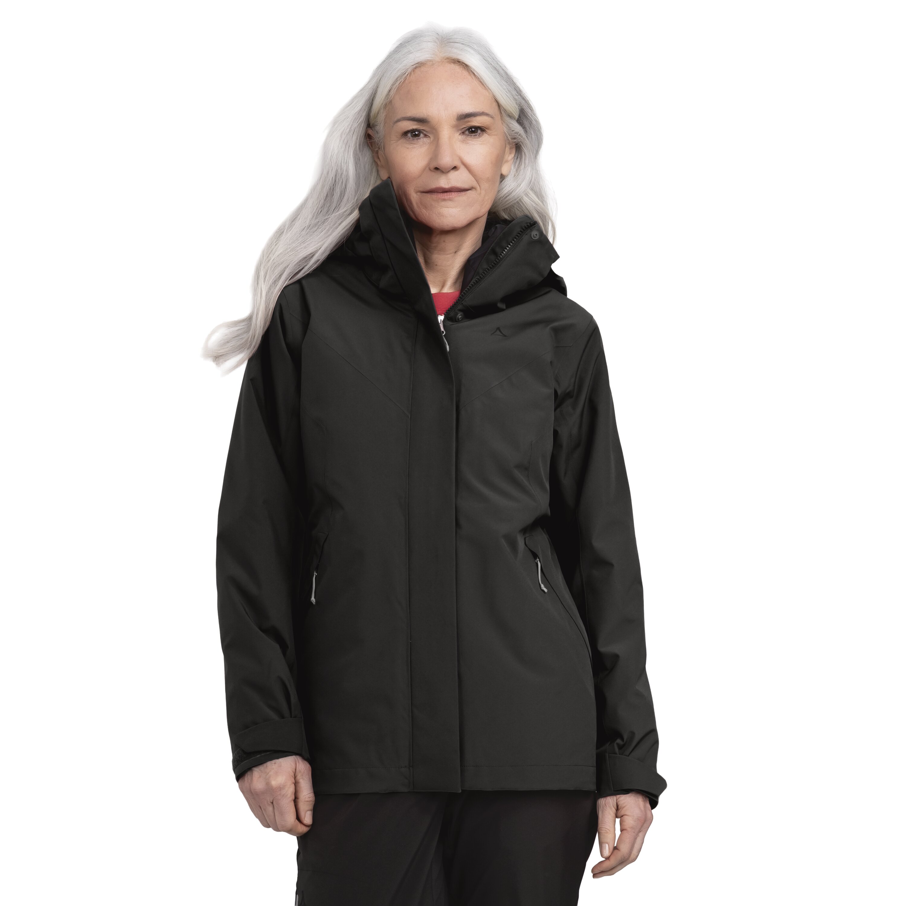 Schöffel 3-in-1-Funktionsjacke "3in1 Jacket Style Tamina WMS" Set, 2 Stk. tlg. mit Kapuze mit herauszippbarer, separat tragbarer, wattierter Innenjacke