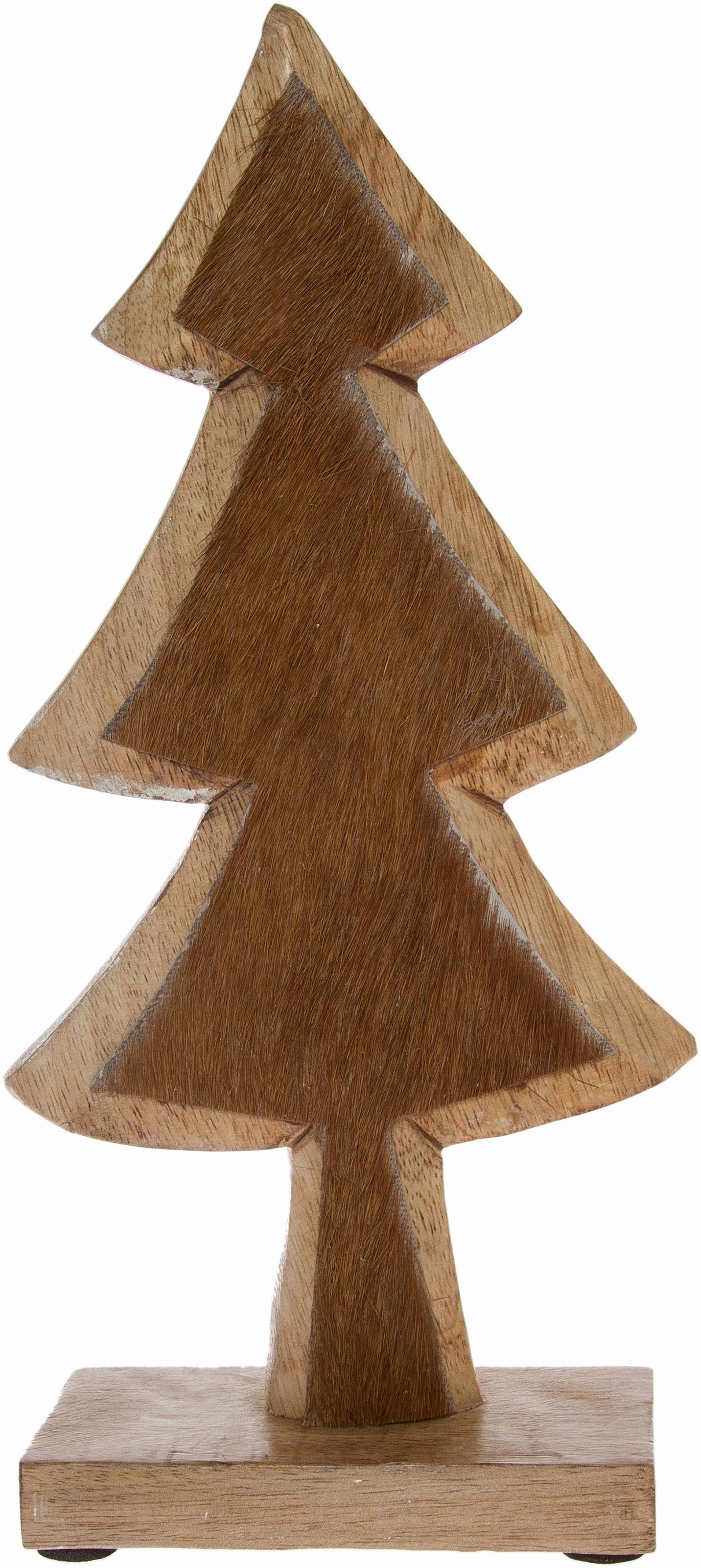 bestellen aus Dekoobjekt BAUR home Creativ Höhe | Holz, 18 »Pilz, Weihnachtsdeko«, ca. cm