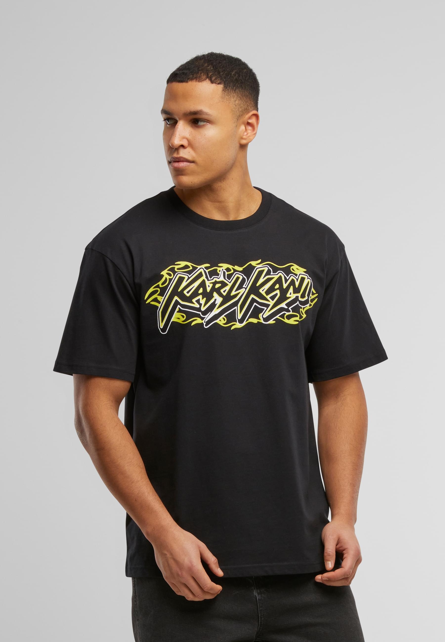 Karl Kani T-Shirt »Karl Kani Woven Signature Kani Heat Tee«, (1 tlg.)