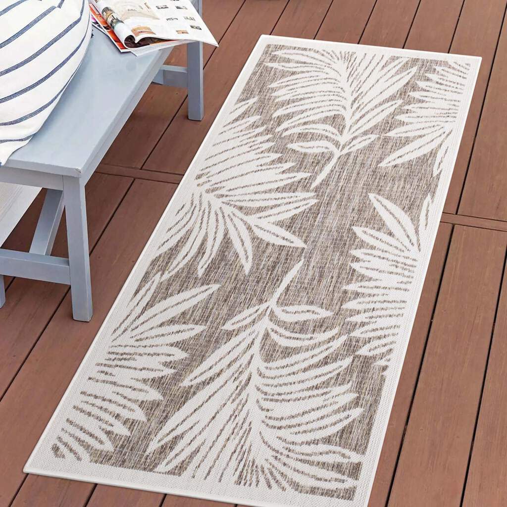 Carpet City Outdoorteppich »Outdoor 468«, rechteckig, 5 mm Höhe, Läufer, UV-beständig, Flachgewebe, auch quadratisch, In- und Outdoor