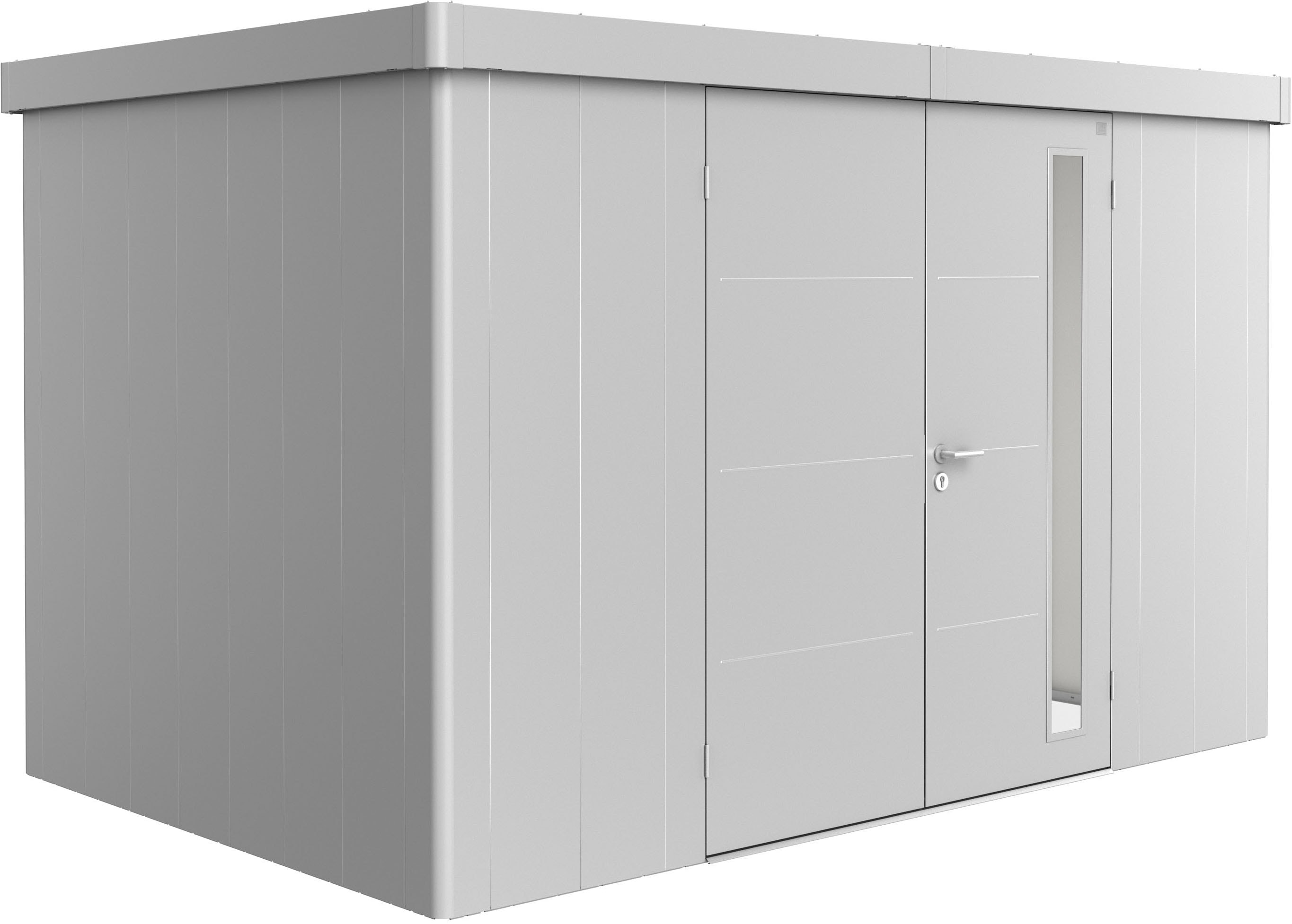 Biohort "NEO Gr. 2D, verschiedene Farben" stylisches Gartenhaus mit Flachdach