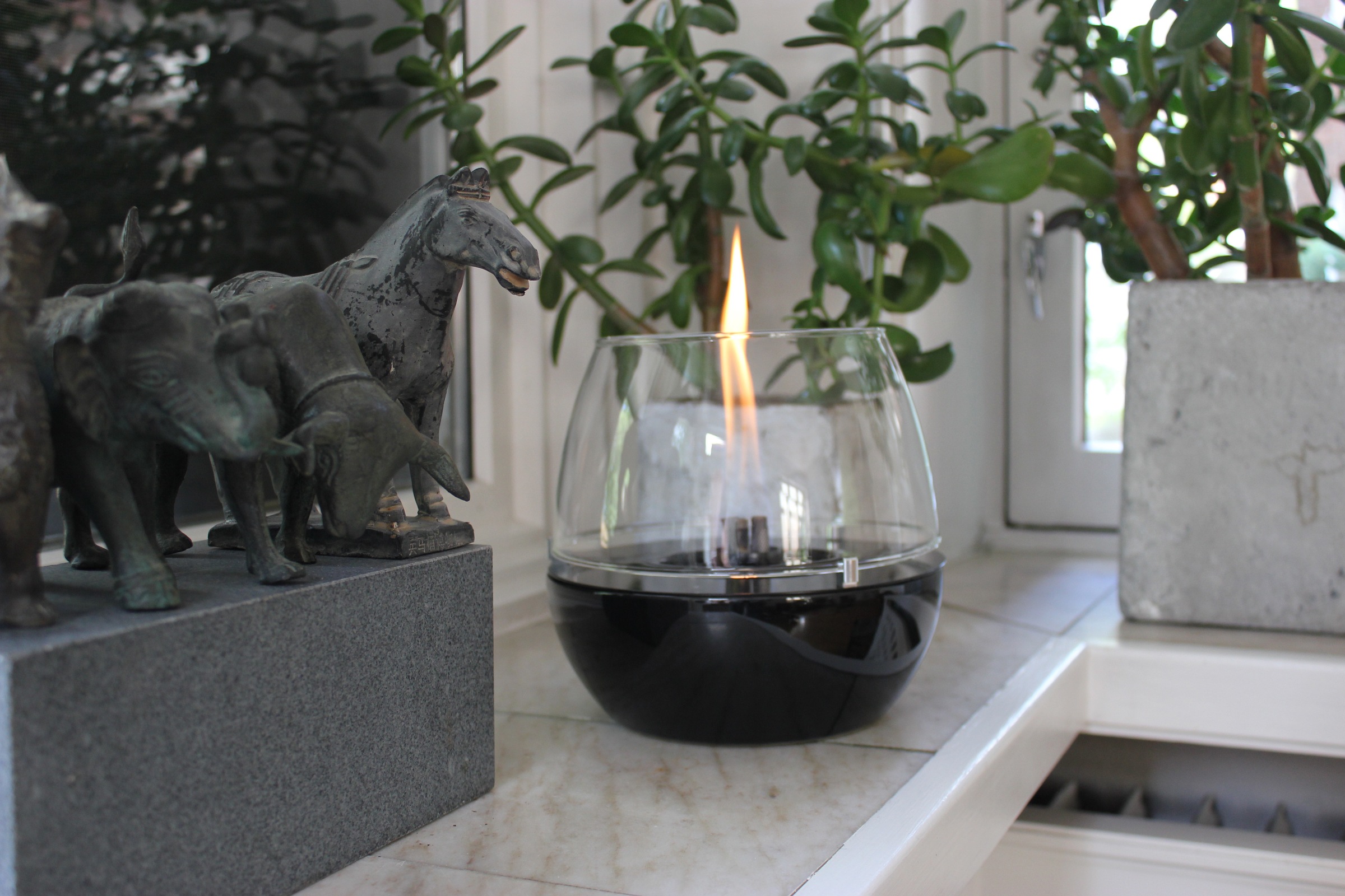 TENDERFLAME Tischfeuer "Tisch & Terrassenfeuer "Tulpe 18", Rauch- und rußfr günstig online kaufen
