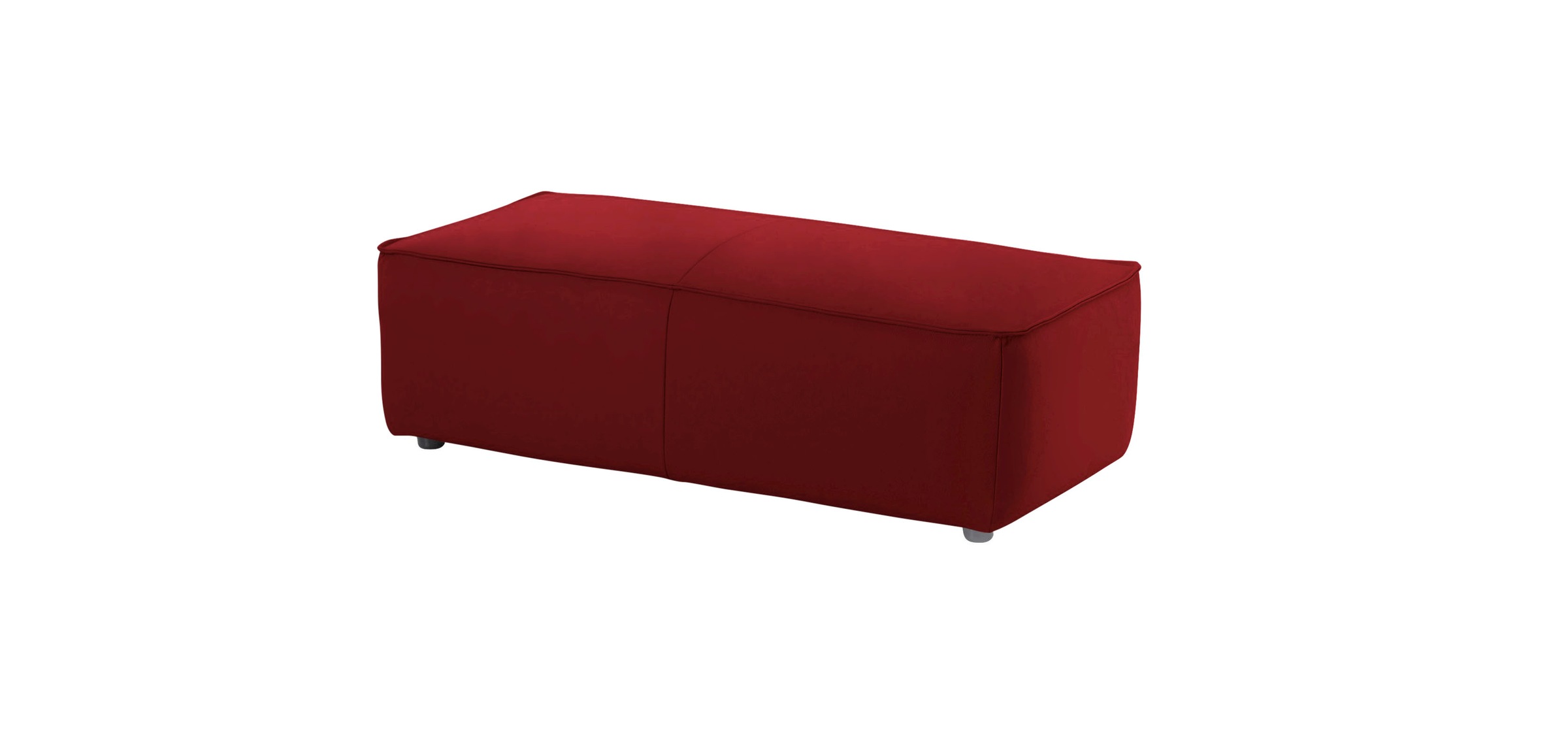 Thumbnail - W.SCHILLIG Ecksofa "around-the-block" inklusive Hocker, mit eleganter Biese, mit Federkern