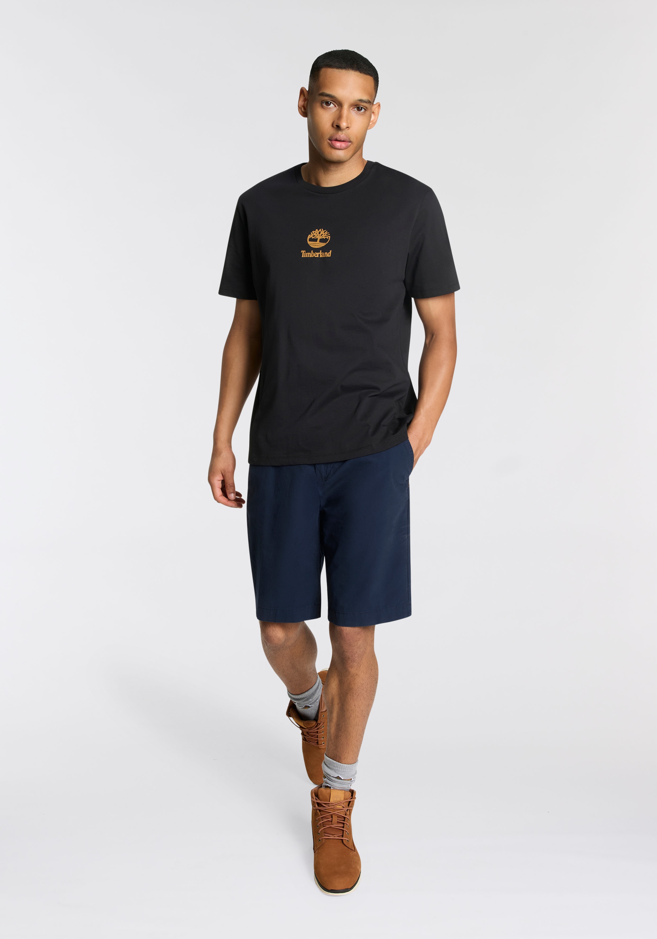 Timberland T-Shirt »Print Stack Logo Short Sleeve Tee«, (1 tlg.), UNISEX