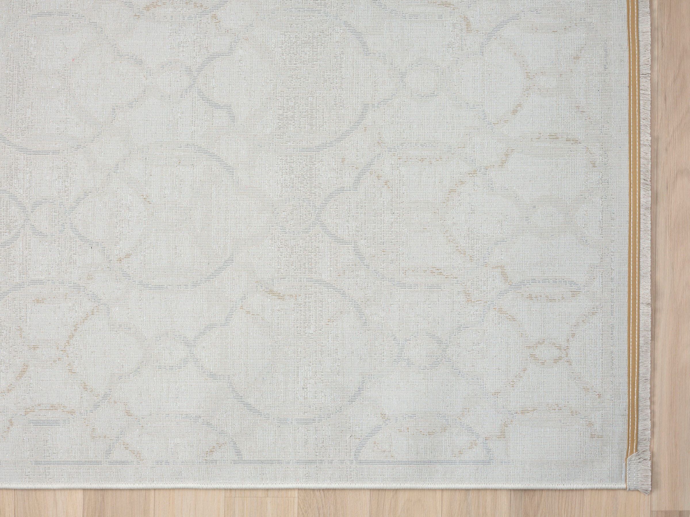 Myflair Möbel & Accessoires Teppich »My Floor Lagerräumung«, rechteckig, 10 mm Höhe, Kurzflor, Retro-Style, mit Fransen, besonders weich durch Microfaser