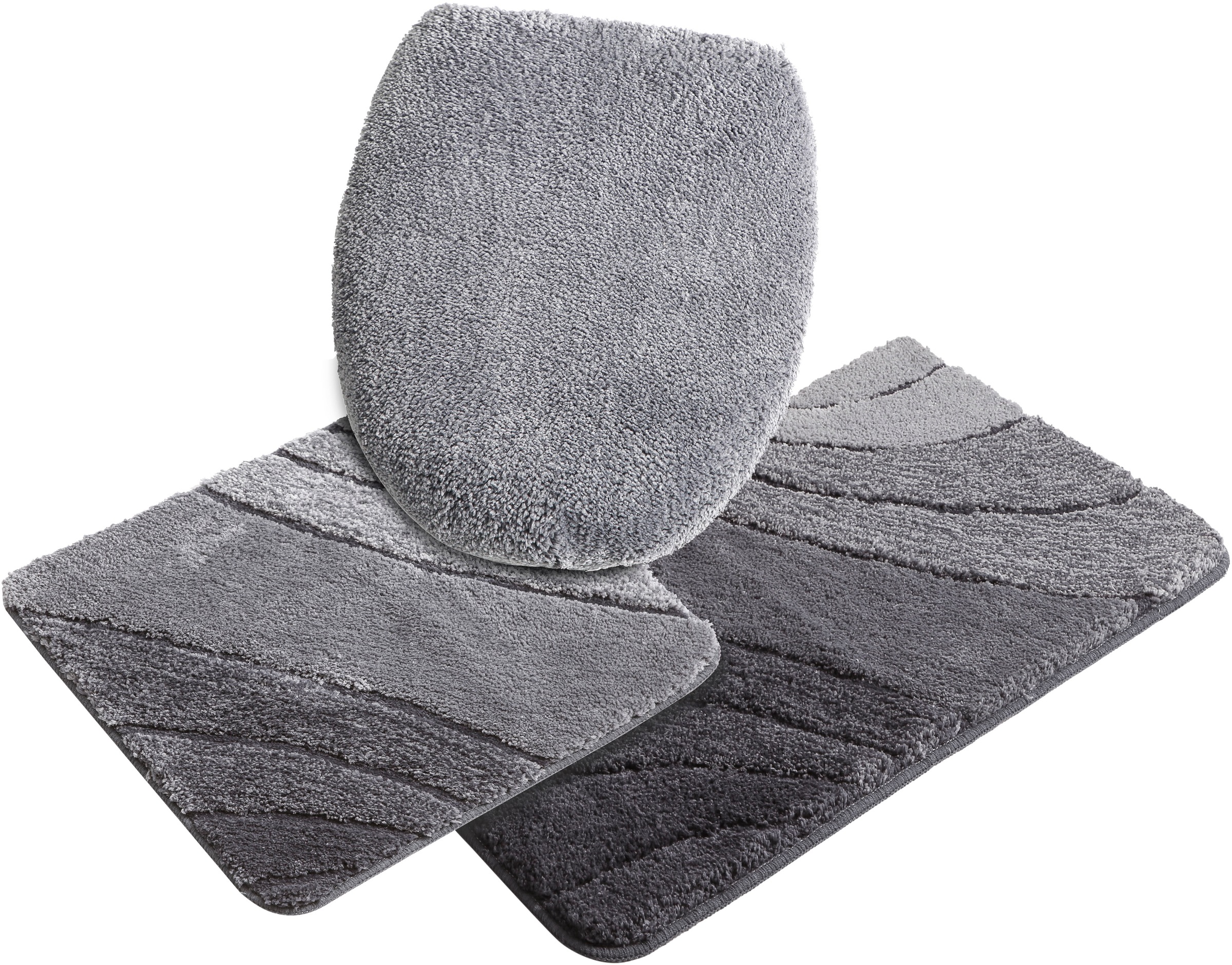 OTTO home Badematte "Josie, Badvorleger, Badezimmer Teppich" Höhe 20 mm rut günstig online kaufen