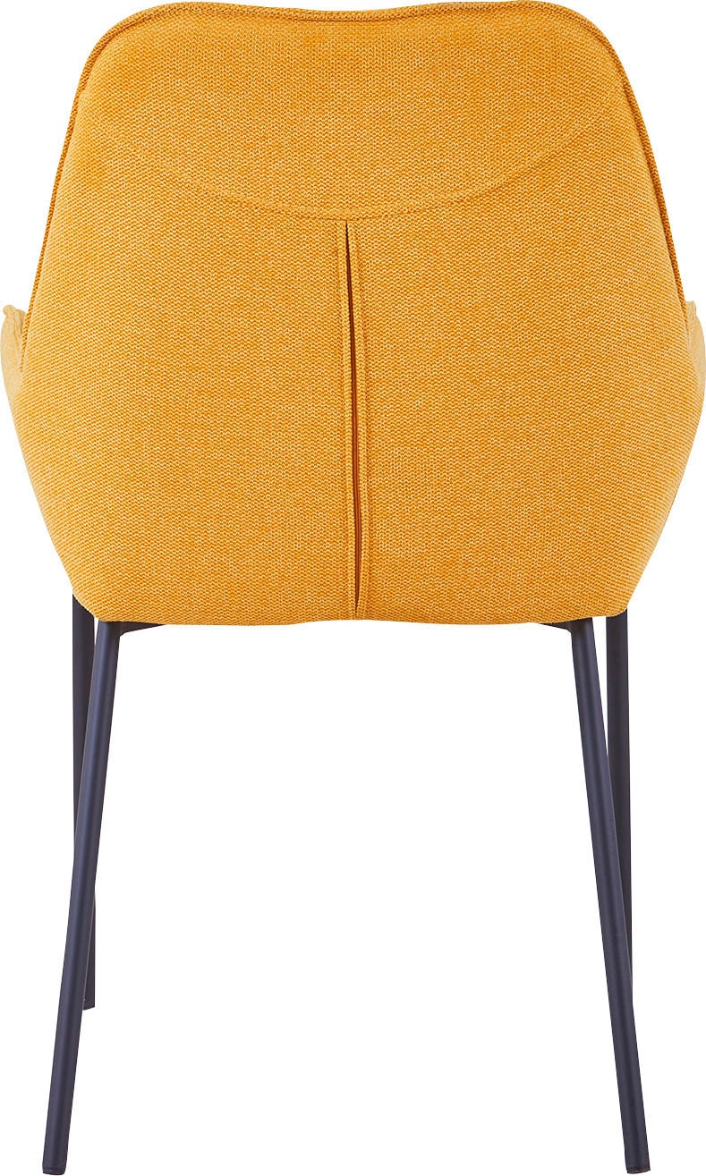 SalesFever Esszimmerstuhl, (Set), 2 St., Struktur (100% Polyester), Bezug aus Strukturstoff