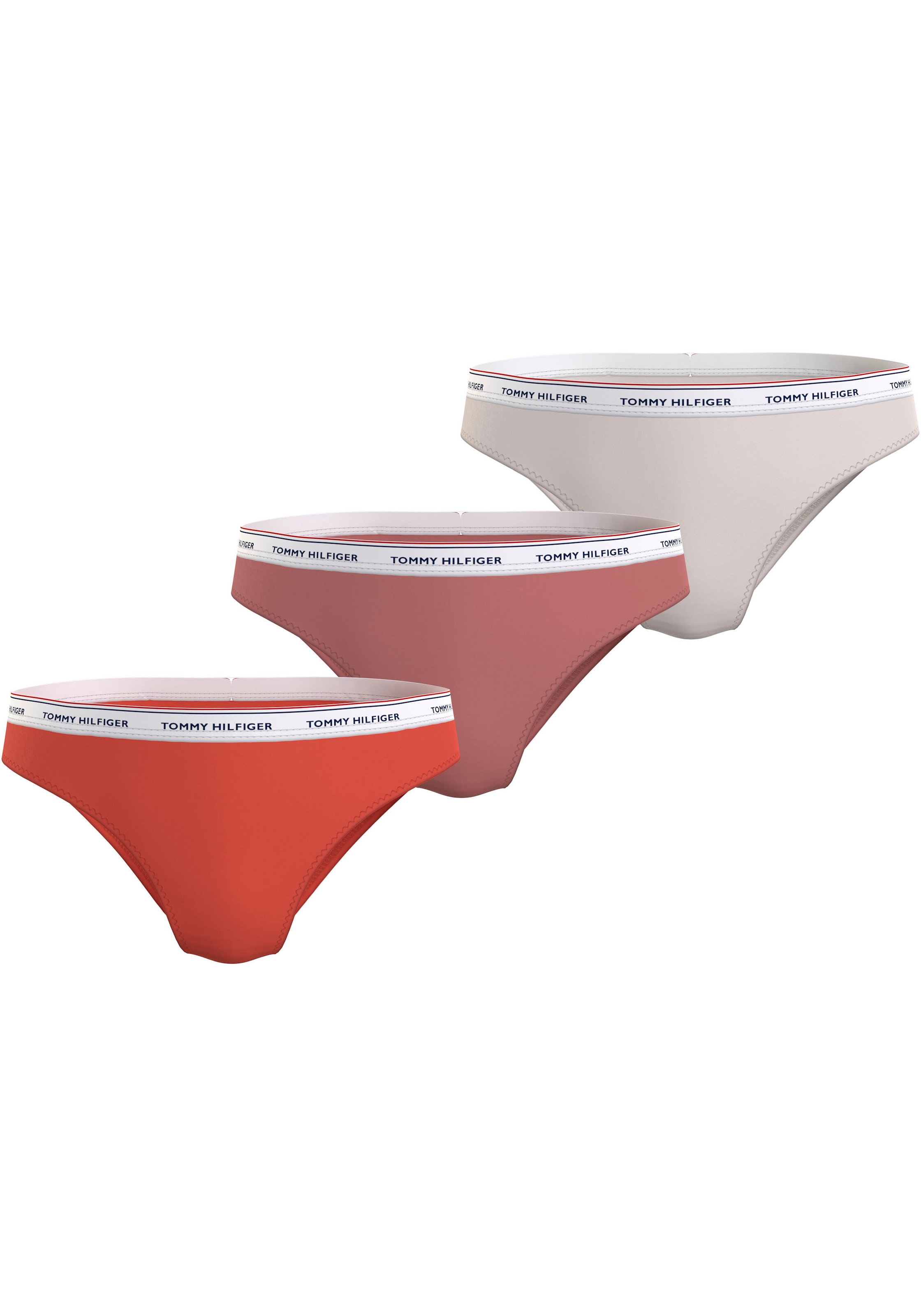 Tommy Hilfiger Underwear Bikinislip "3 PACK BIKINI (EXT SIZES)", (Packung, 3er), mit Tommy Hilfiger Logobund