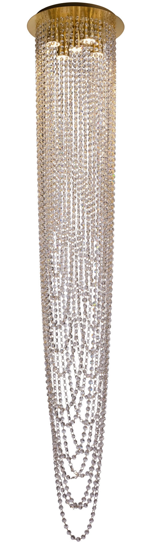 Searchlight Hängeleuchte »Hängeleuchte Swoop, 5-flammig« GU10 1 Stk. Glamourös