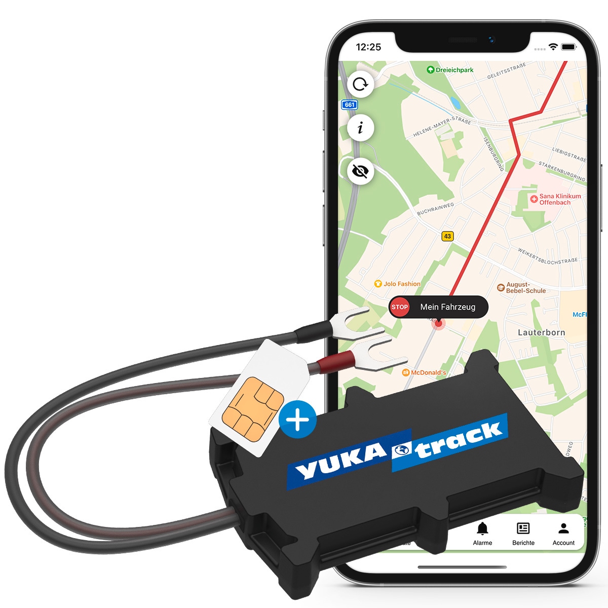 GPS-Tracker »easyWire (2G)«, (1 St.), europaweite Datenflat für 12 Monate