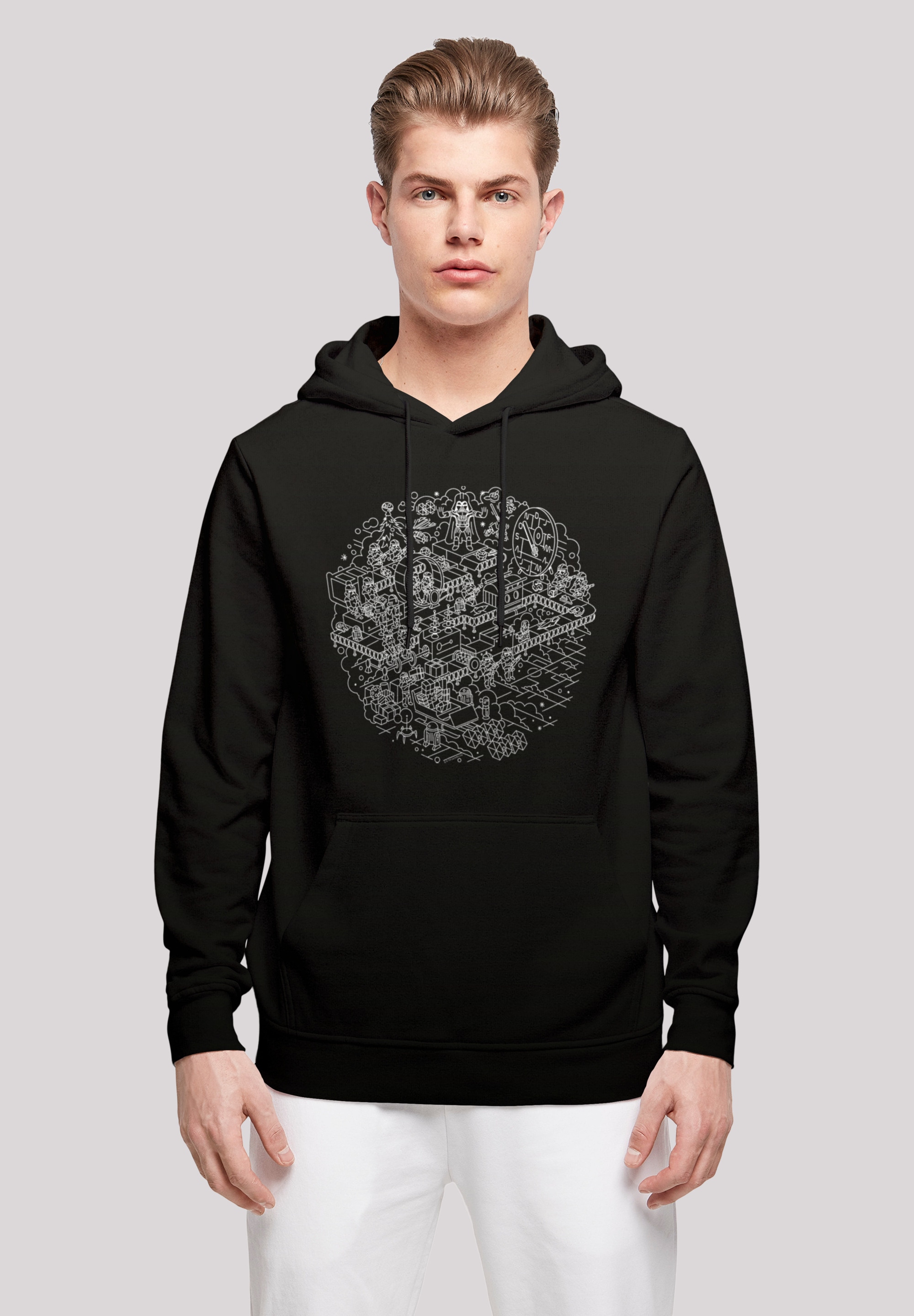 Kapuzenpullover »Star Wars Christmas Weihnachten Death Star«, Print