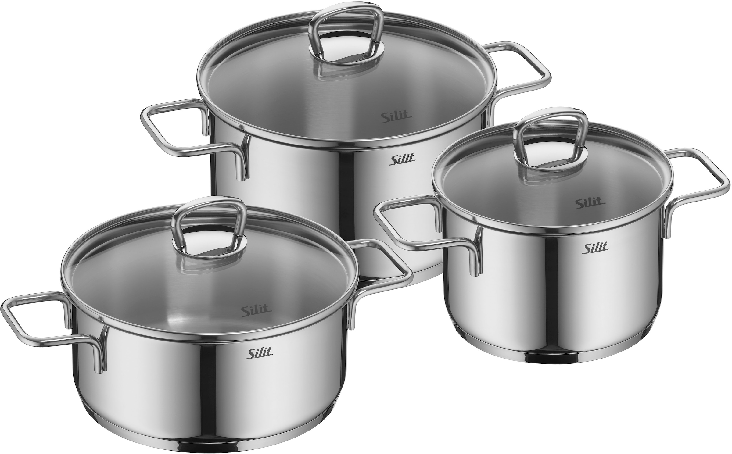 Silit Topf-Set "Alicante" Set, 6 Stk. tlg. Edelstahl 18/10 günstig online kaufen